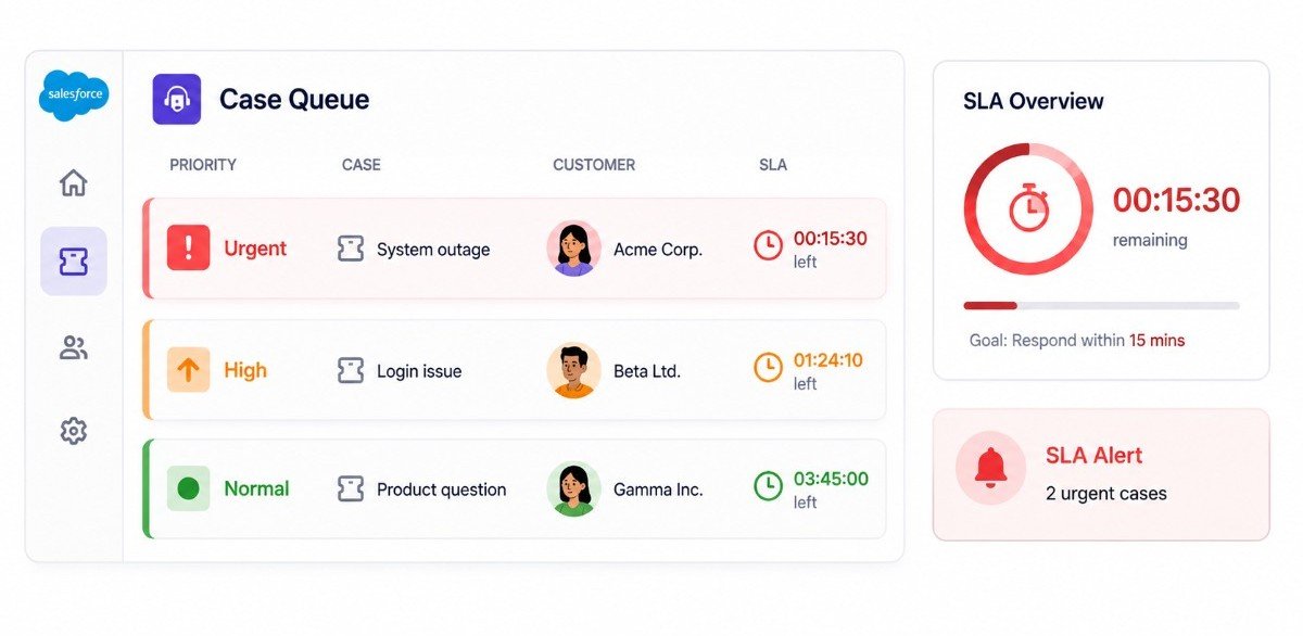 Case Prioritization and SLA Management