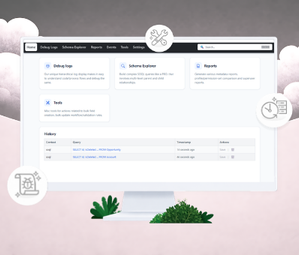 Dashboard of the Salesforce Tool Suite extension