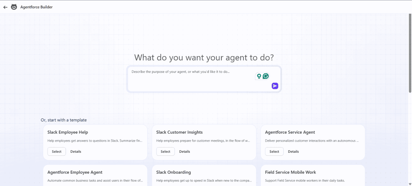 Agent Building in Agentforce