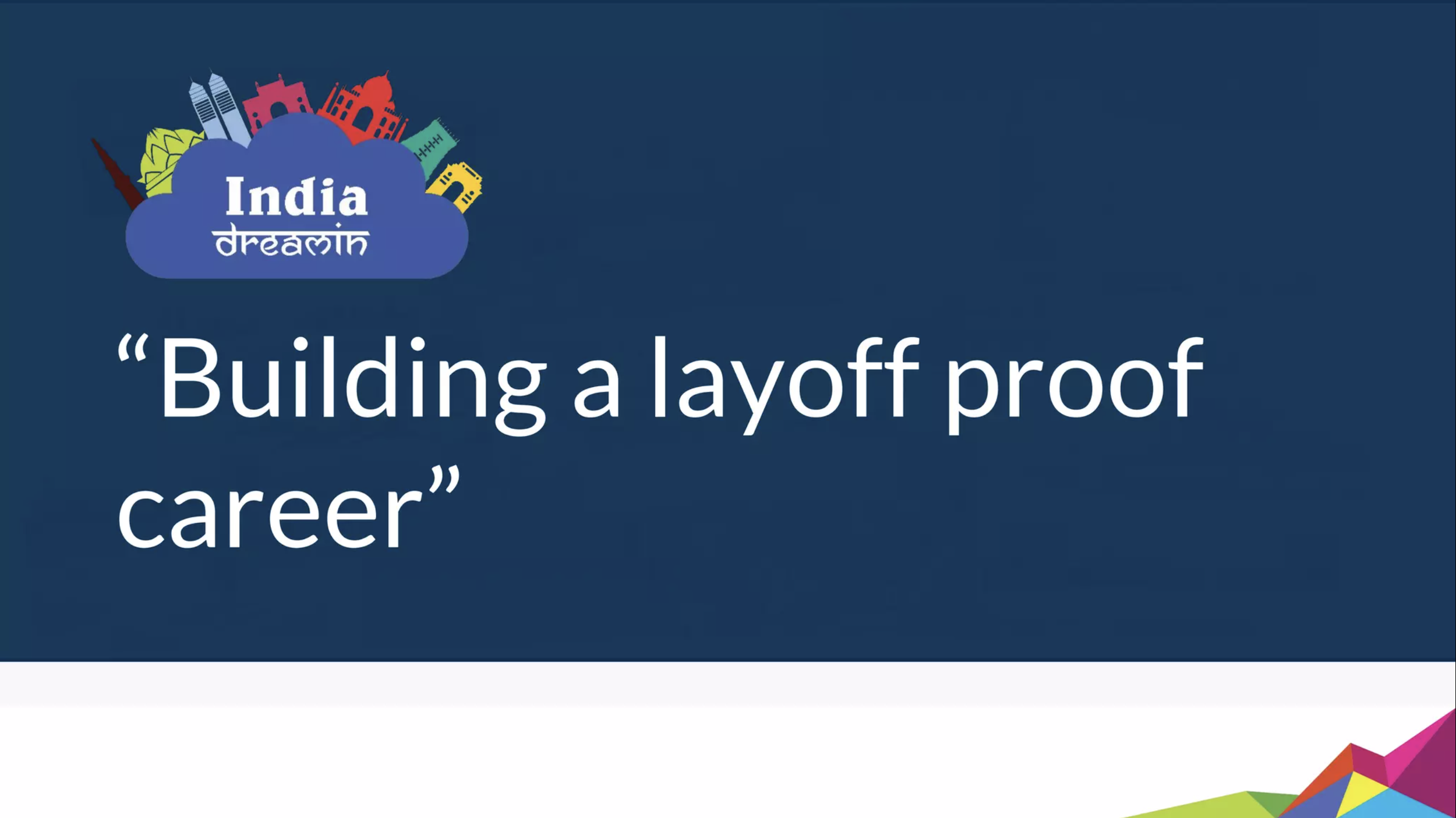 Building a layoff proof career