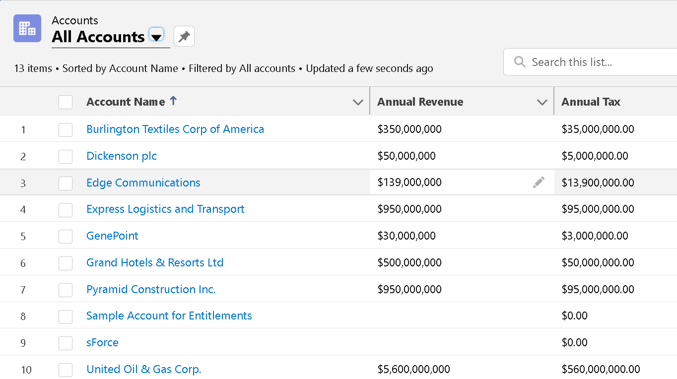 Using Formula Fields in Salesforce