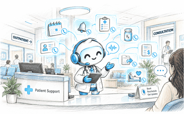 AI Voice Agents in Healthcare: 8 Production-Ready Use Cases