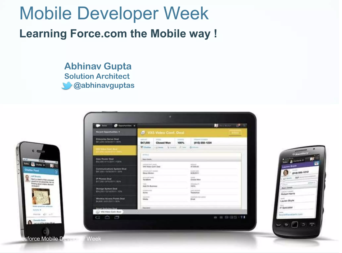 Learning salesforce-mobile-way