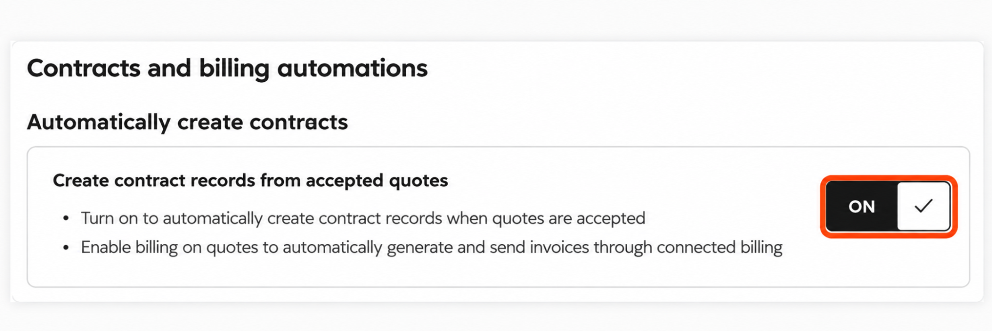 HubSpot Quotes card with Add button