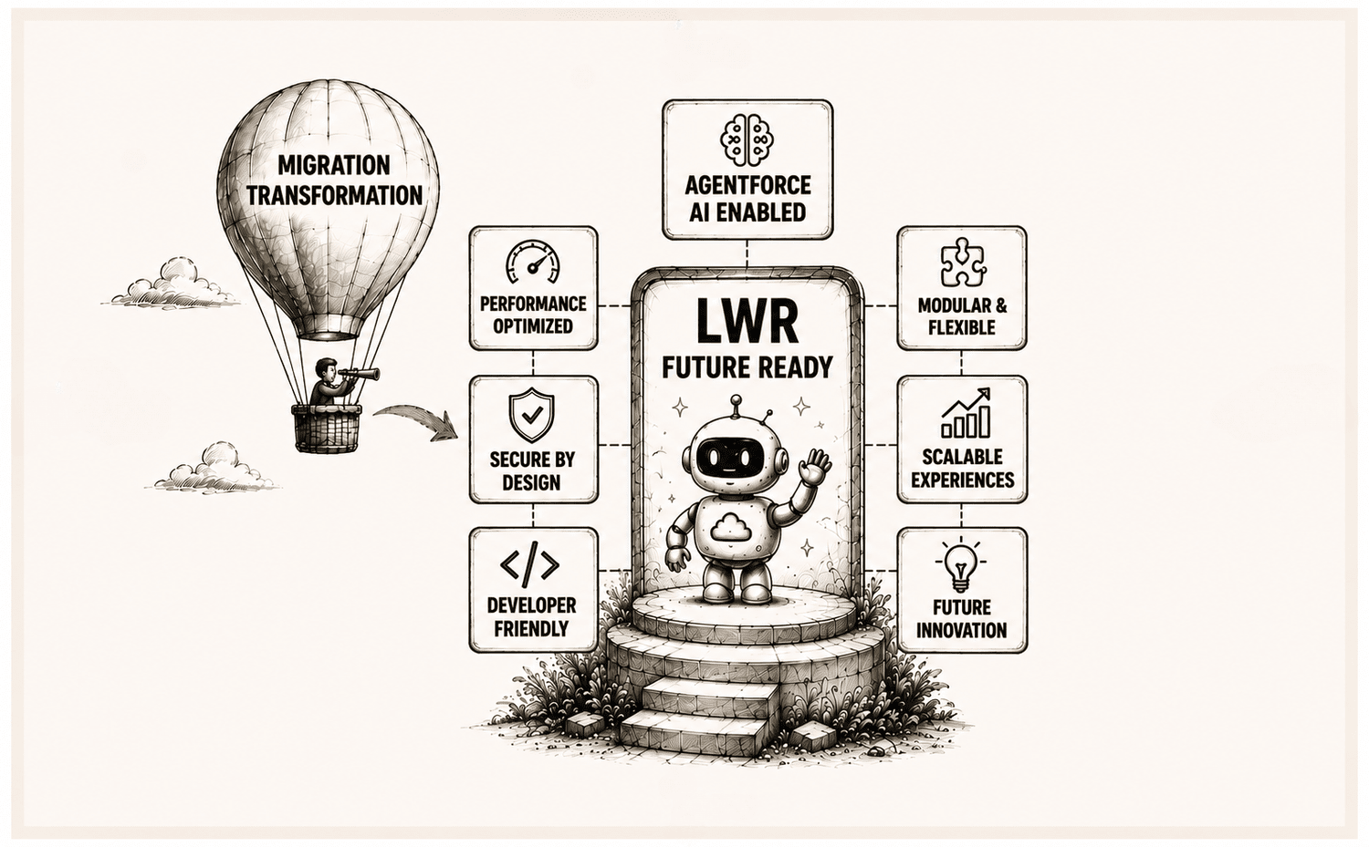 How to Migrate Aura Site to LWR for Agentforce Enablement