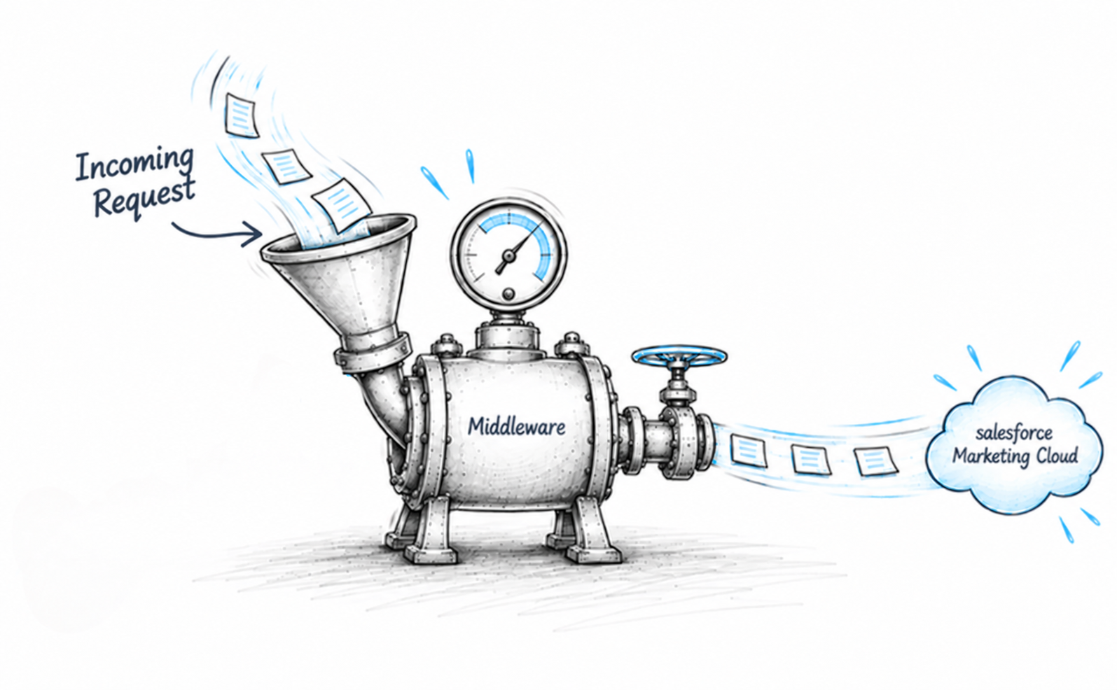 Managing Salesforce Marketing Cloud API Rate Limits with Middleware