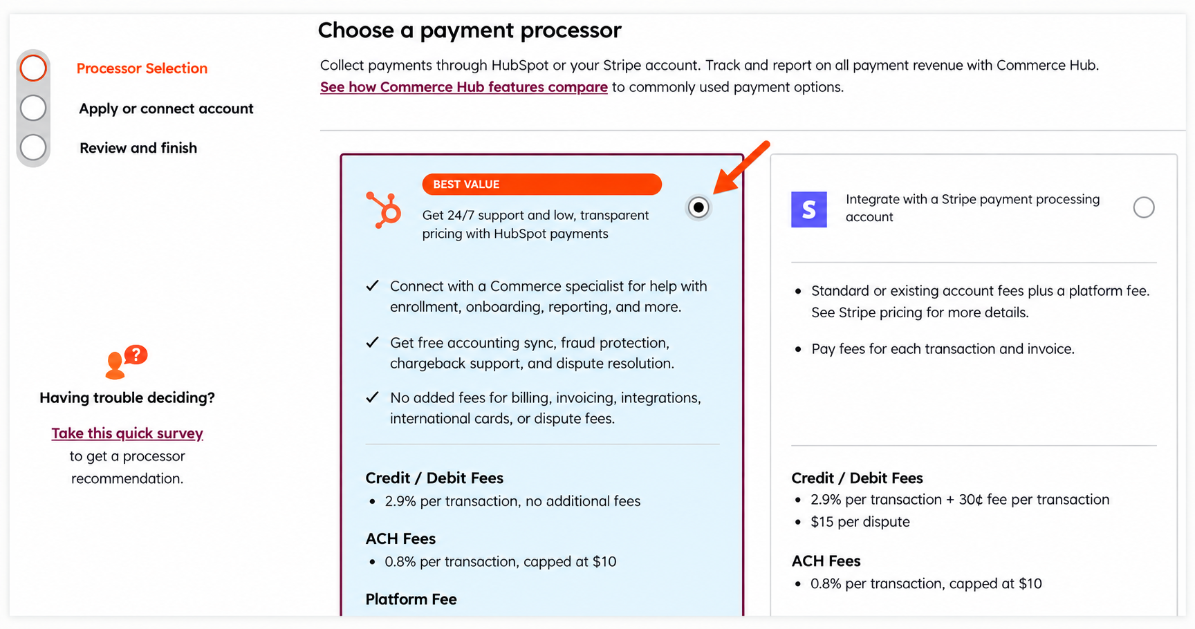 Automatic contract creation setting