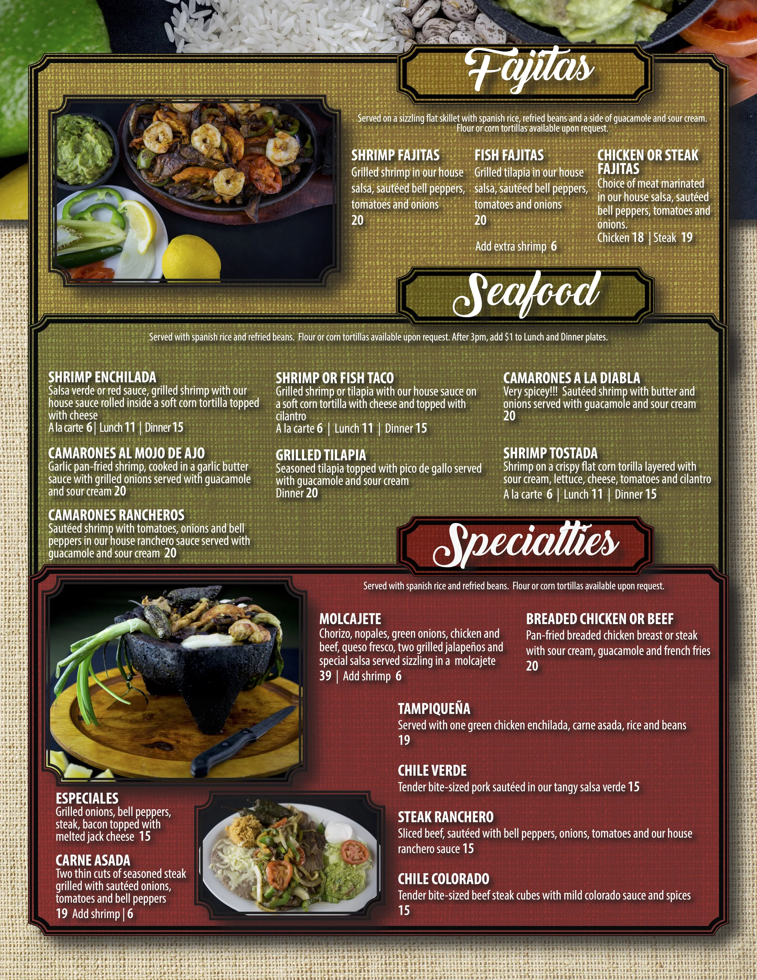 DineIn — CASA FLORES LODI