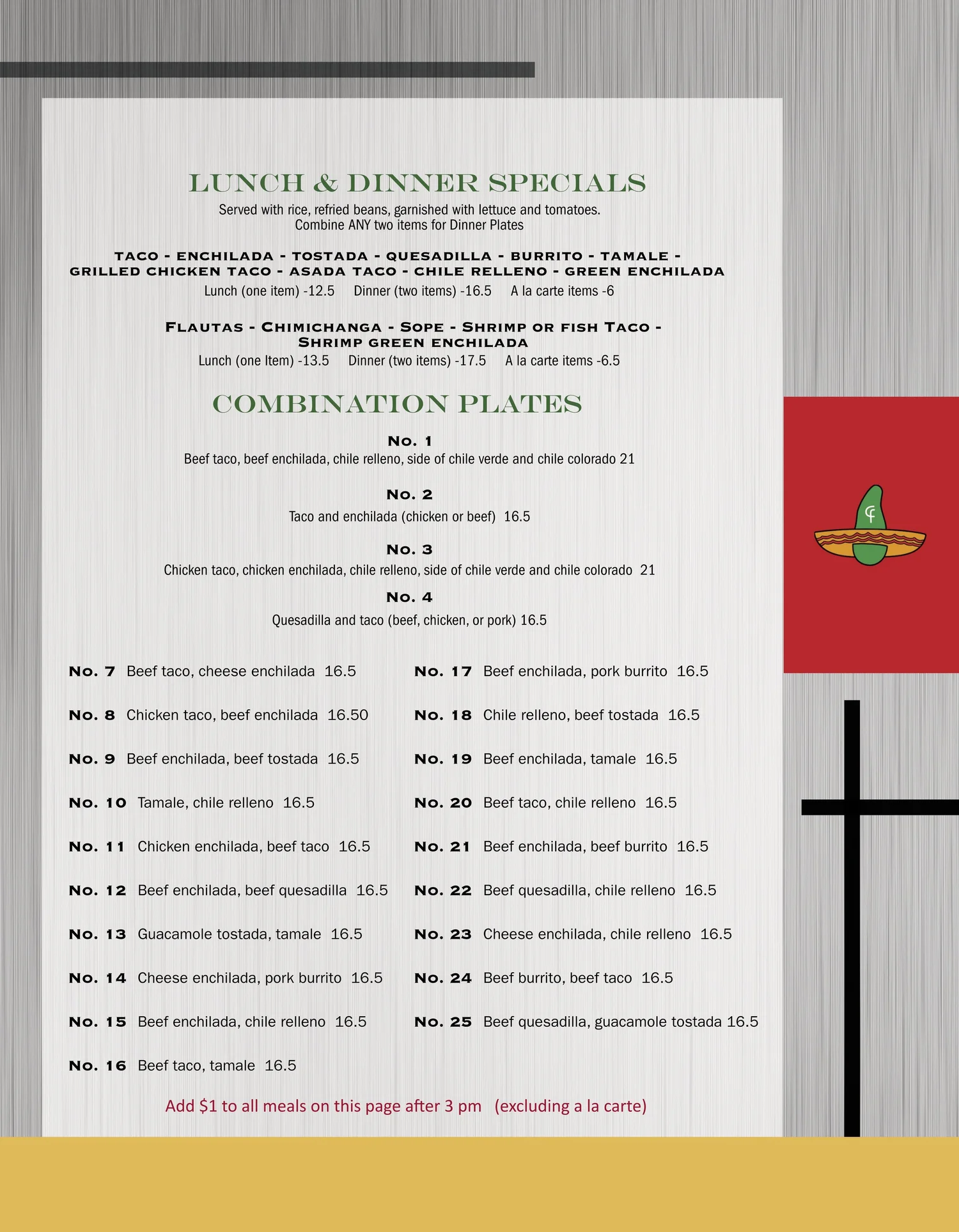 Dine-In — CASA FLORES