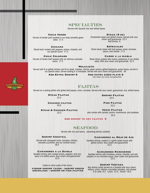 Dine-In — CASA FLORES