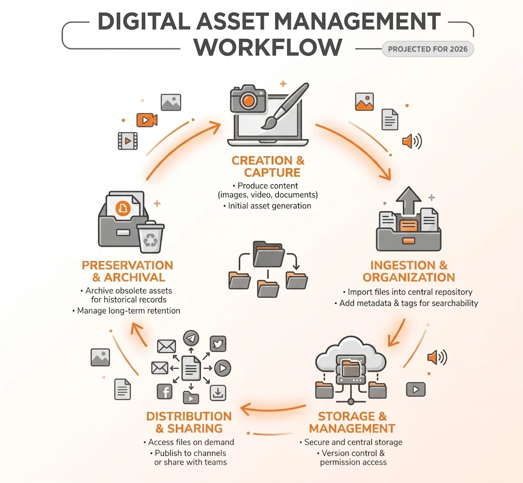 The Digital Asset Management (DAM) Workflow
