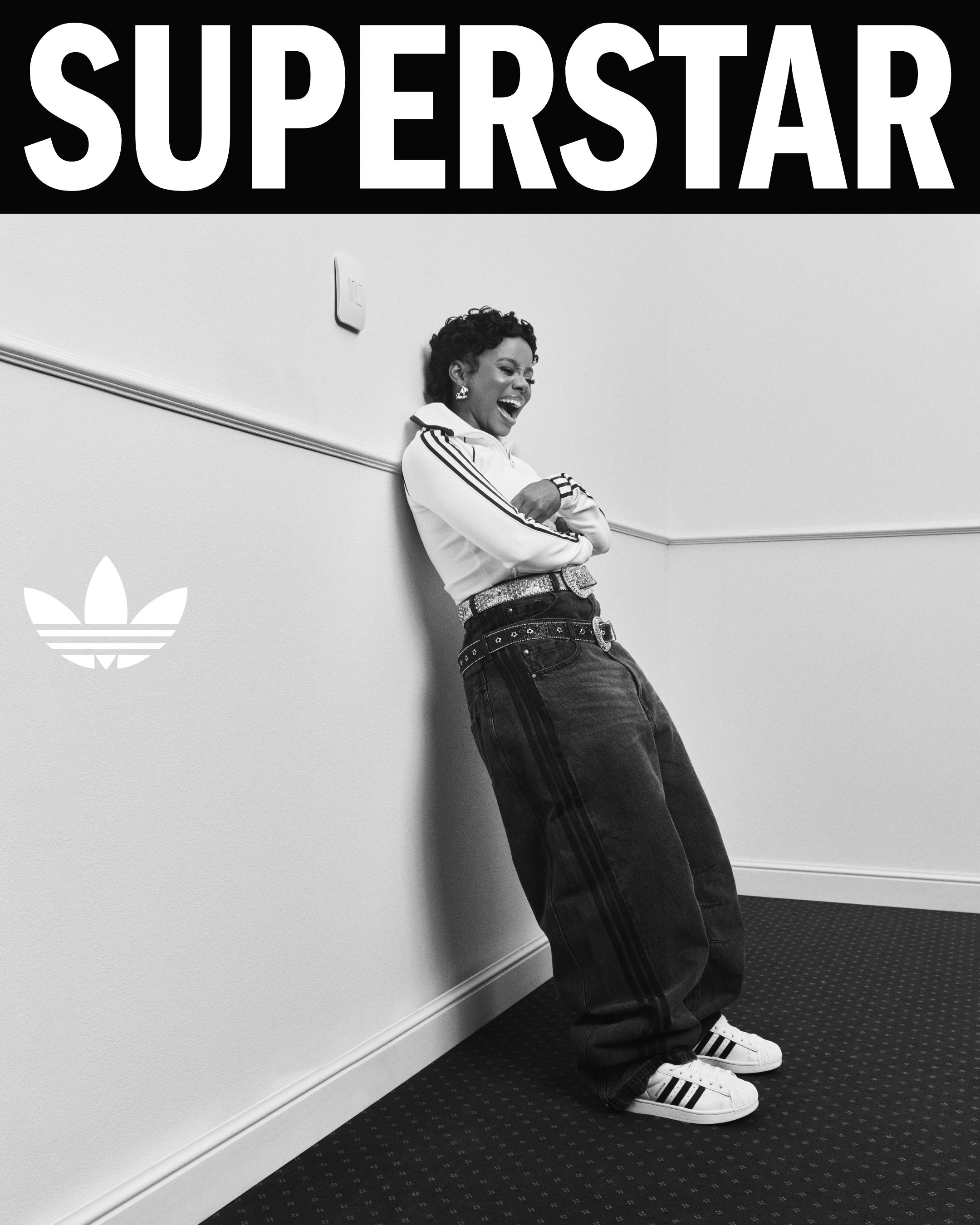 Pamela Mtanga for the adidas originals superstar spring summer 2026 campaign