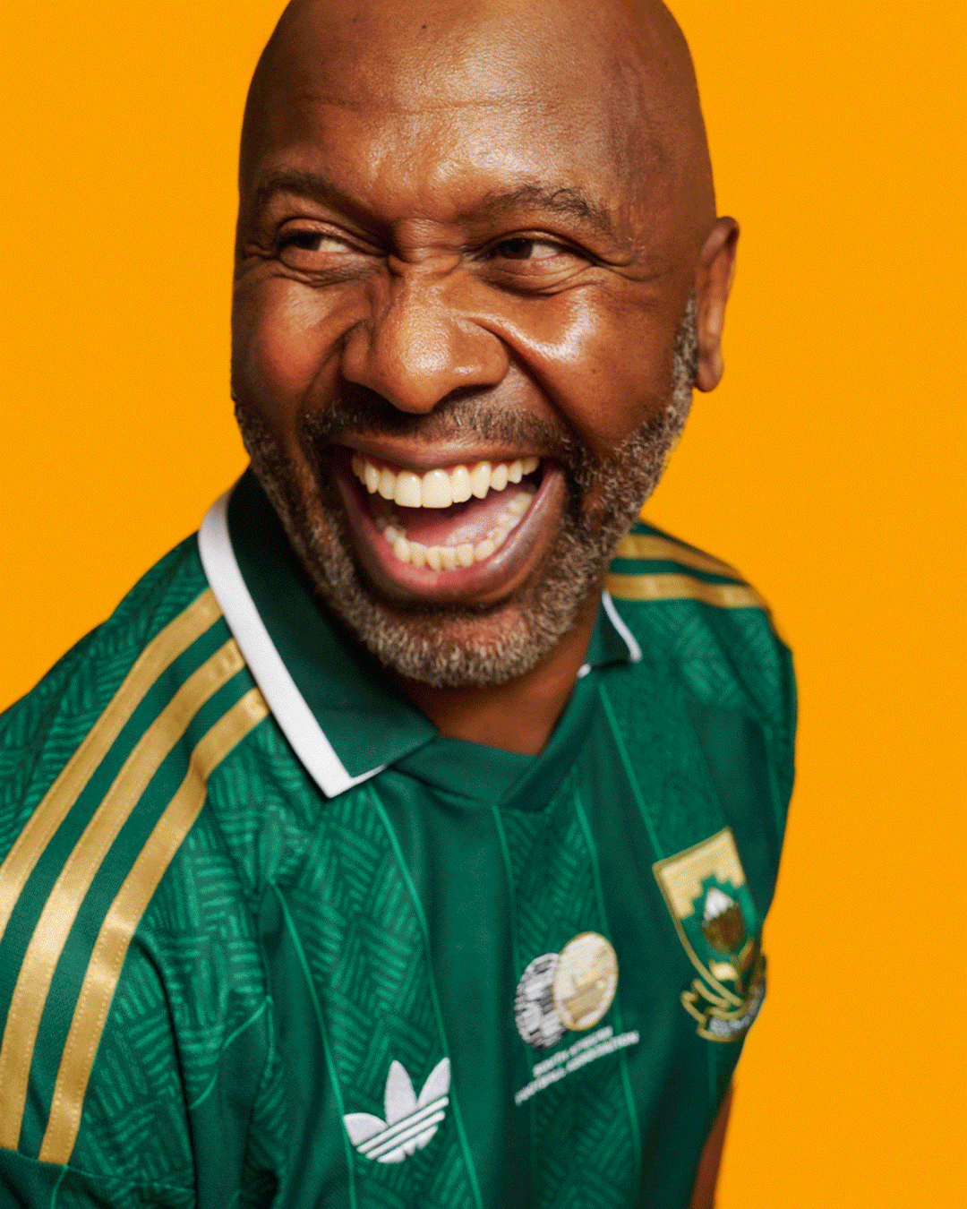 adidas Football safa world cup 2026 jersey launch Bafana Bafana athletes. Away jersey