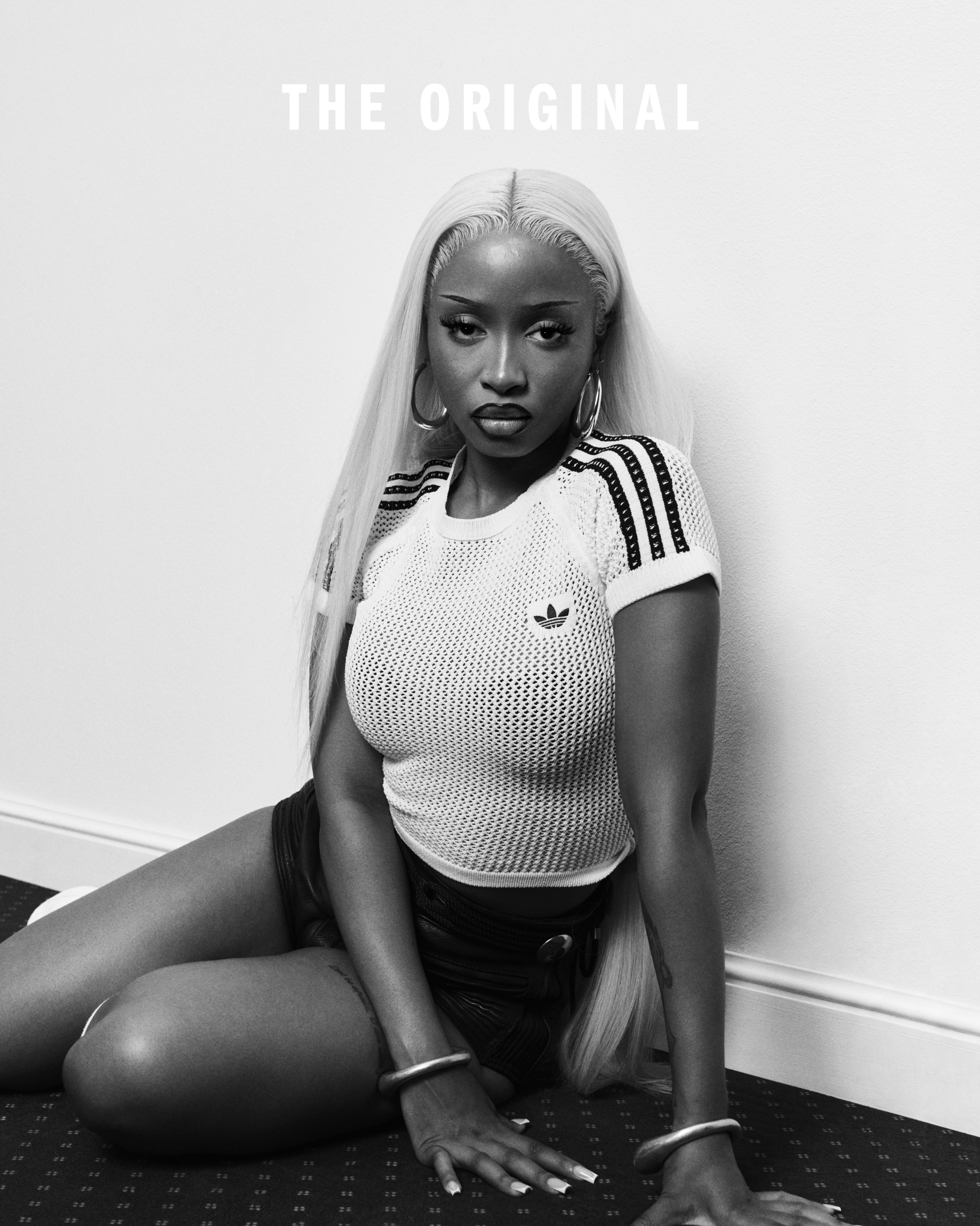 Uncle Waffles for the adidas originals superstar spring summer 2026 campaign 