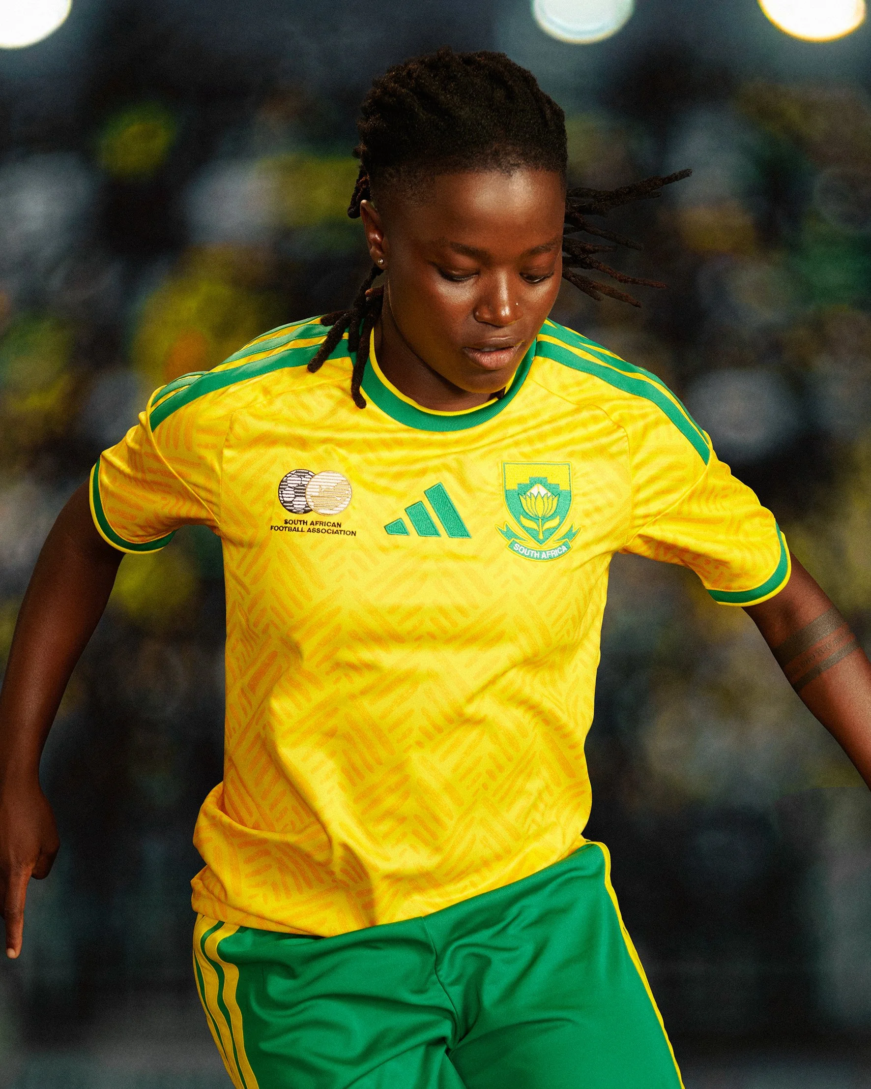 Bafan Bafana player for adidas Football safa world cup jersey 2026 launch 