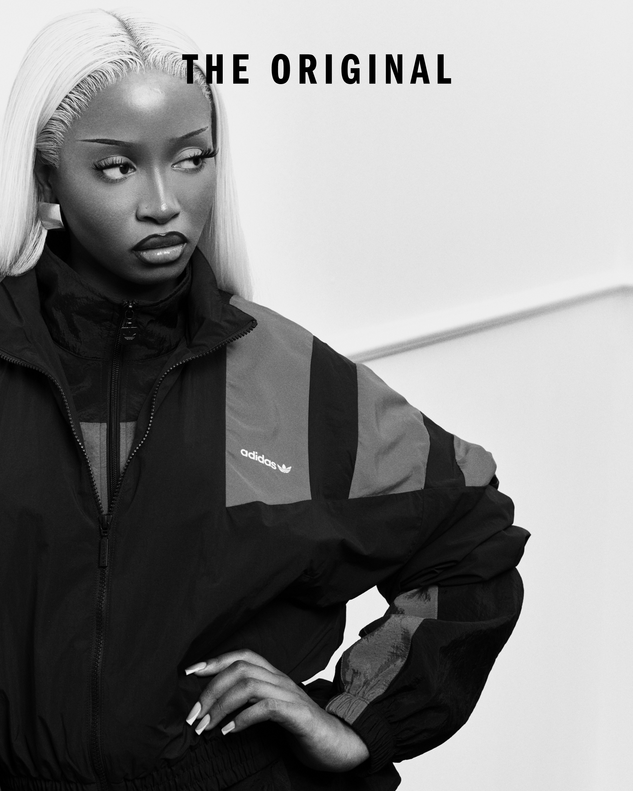 Uncle Waffles for the adidas originals superstar spring summer 2026 campaign