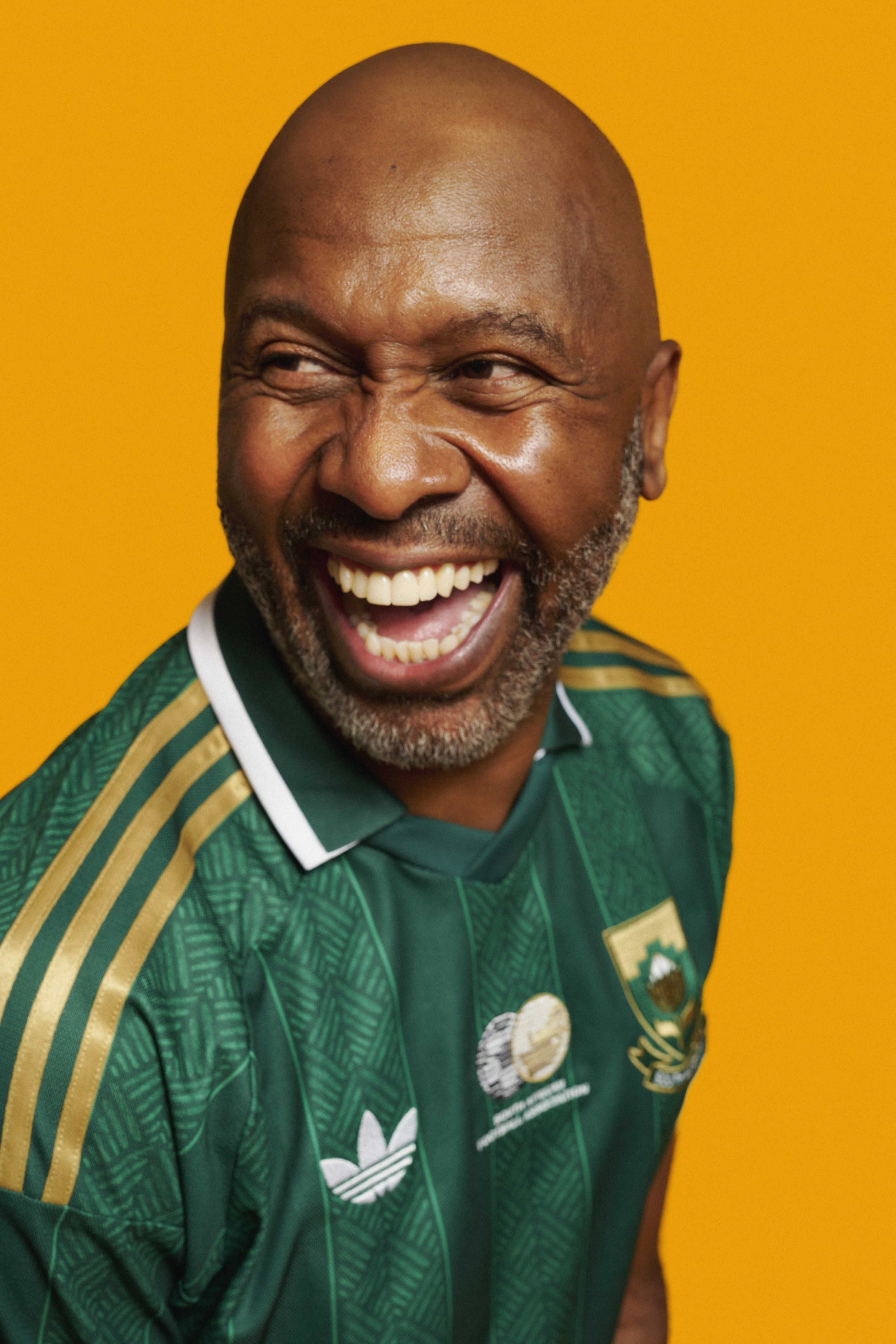 adidas Football safa world cup 2026 jersey launch Bafana Bafana athletes. Away jersey