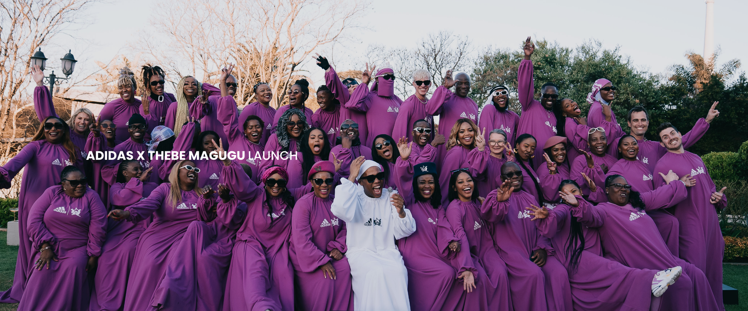 adidas x Thebe Magugu Originals launch  banner on the Room Studio projects landing page.