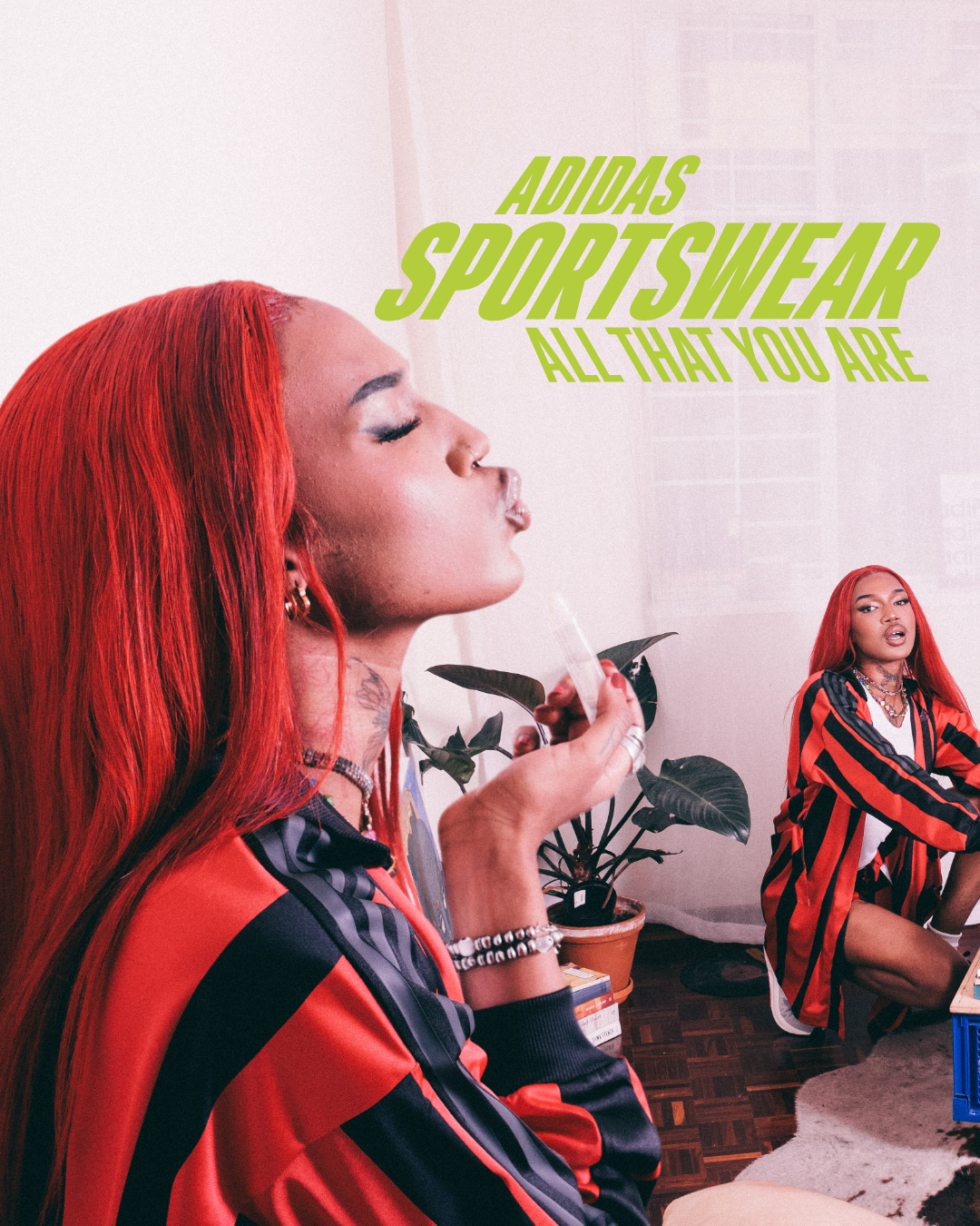 Nkuley Masemola for the 2021 adidas Sportswear: Tiro & Avryn campaign