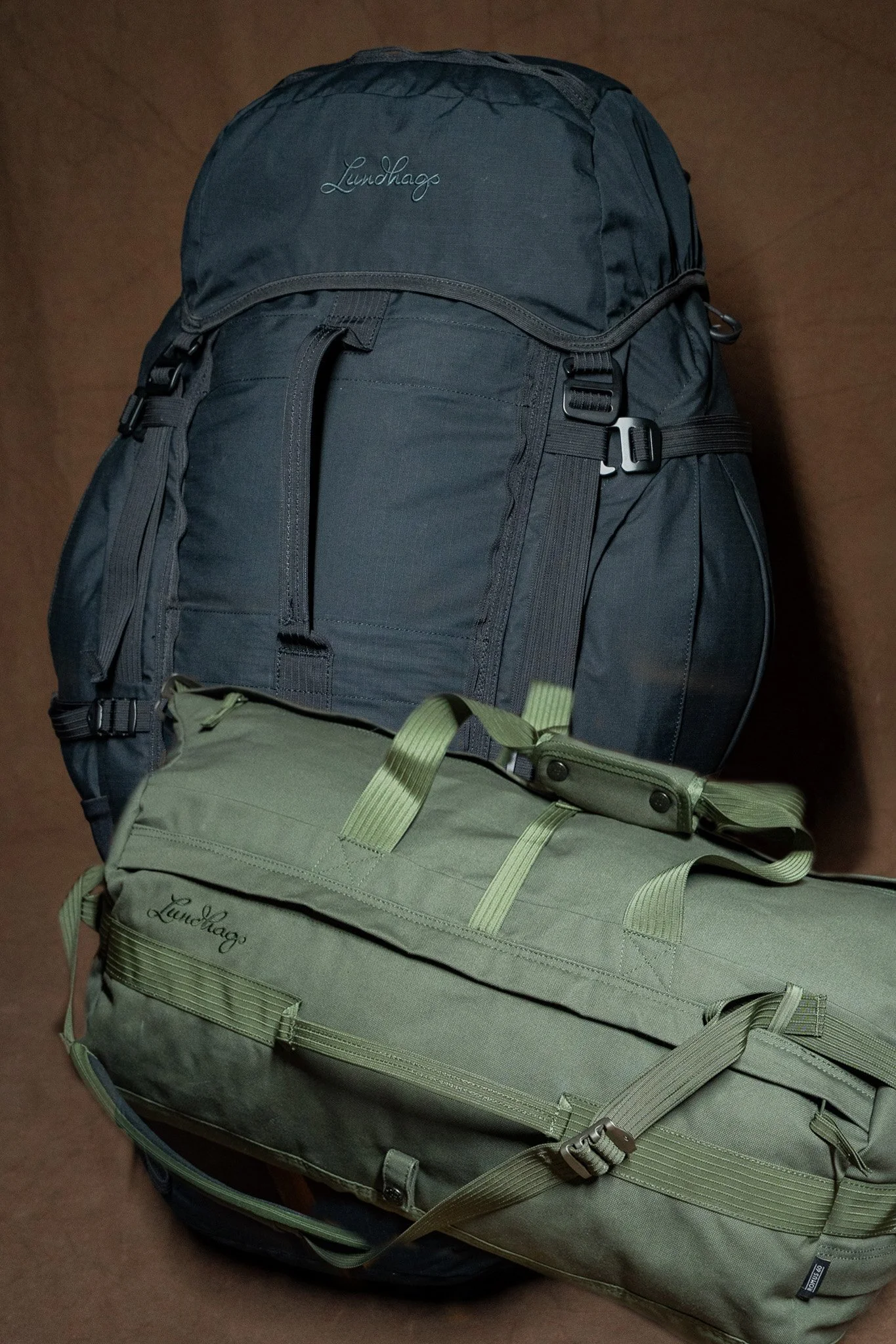 Lundhags 120L Travel System Forest Green / Black