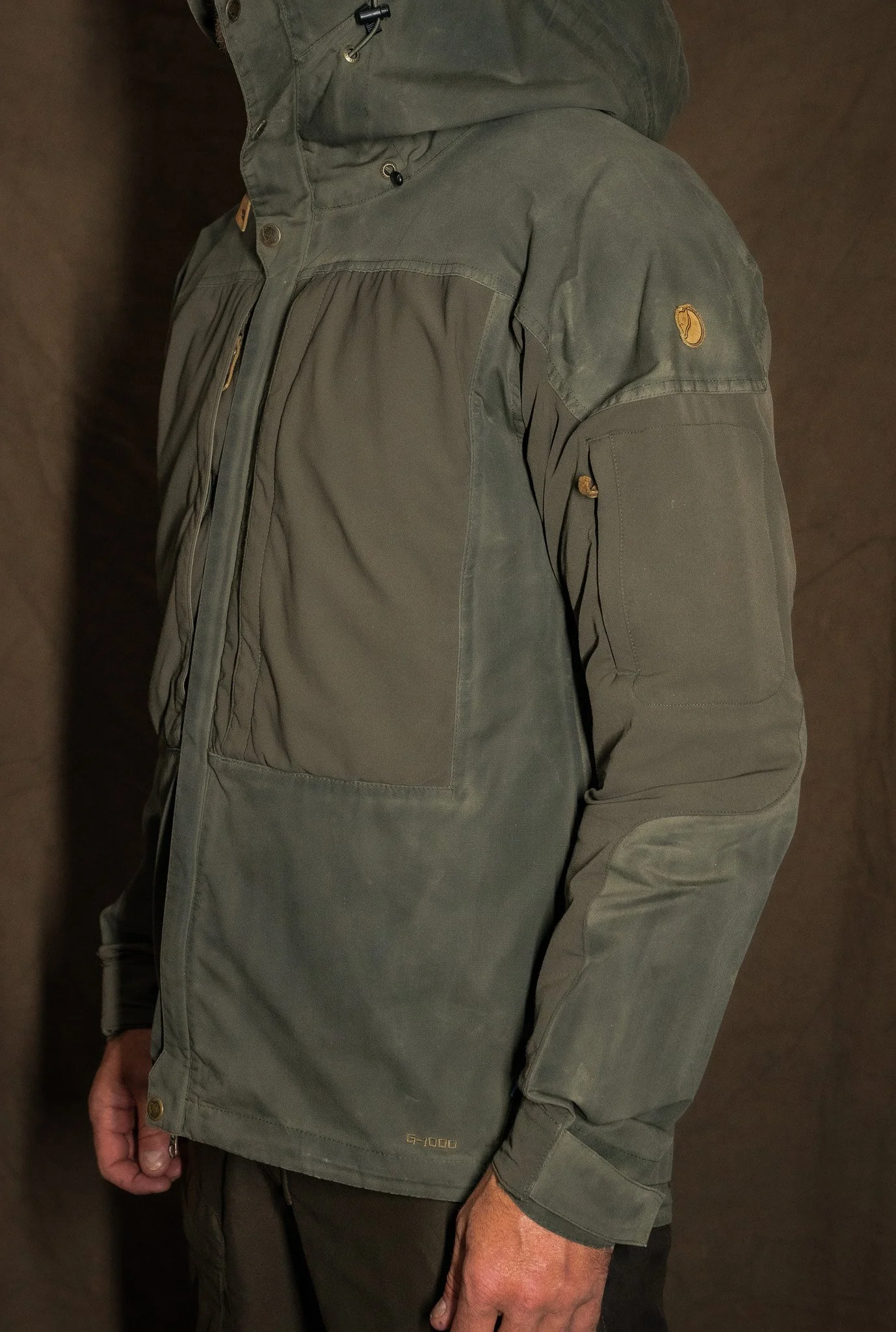 Fjällräven Keb Jacket Mens Large Tarmac / Dark Olive