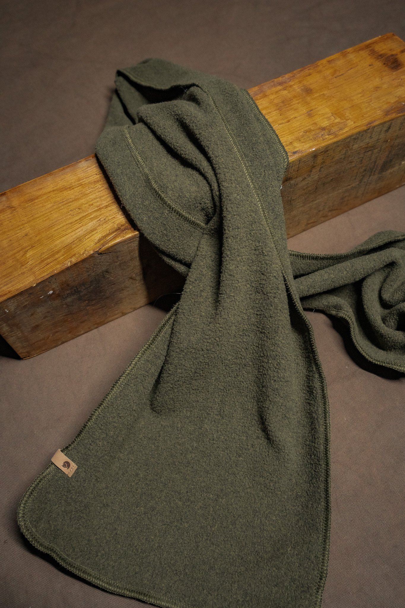 Fjällräven Lappland Fleece Scarf Dark Olive