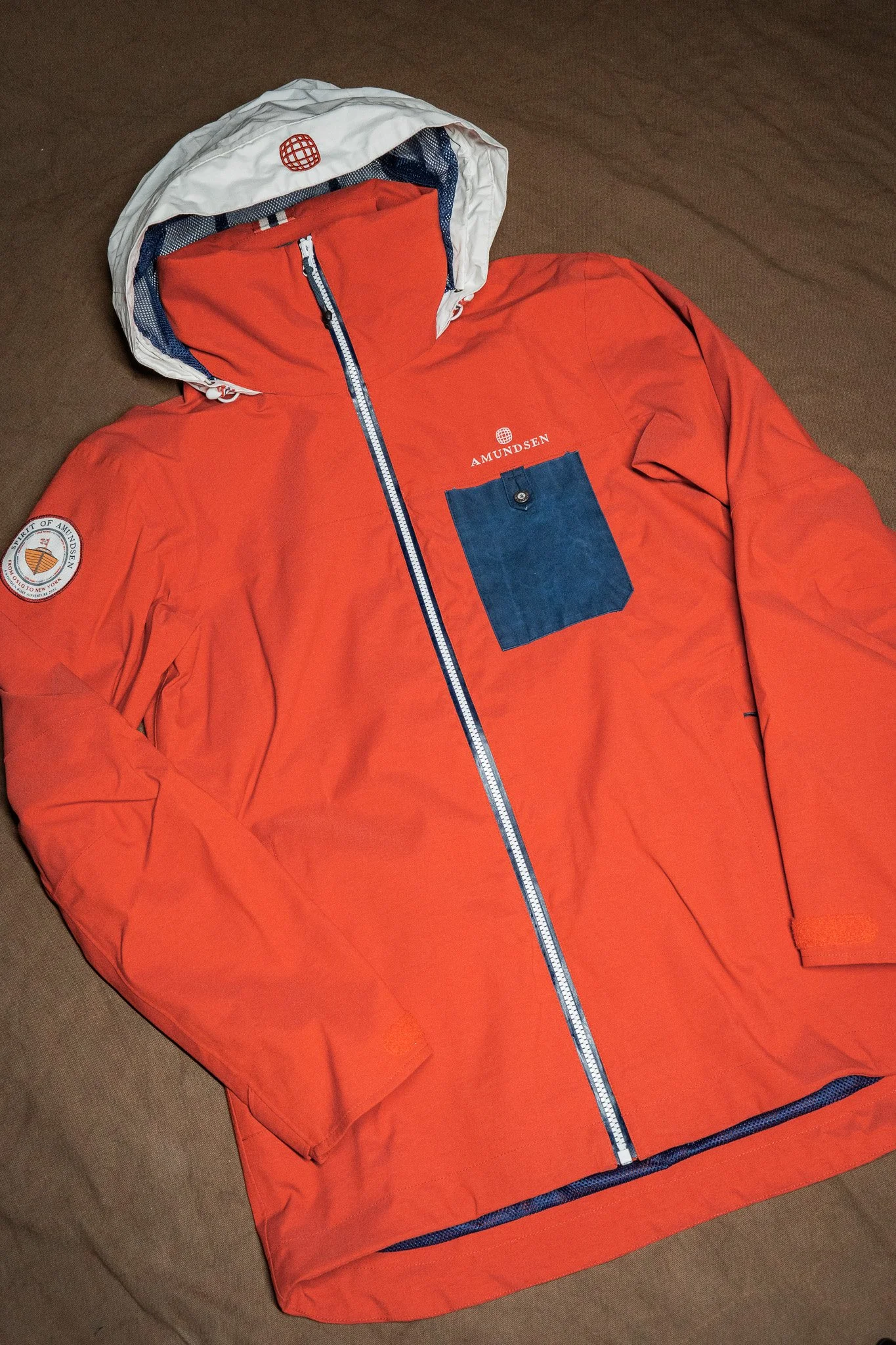 Amundsen Sports Deck Jacket Mens Small Weathered Red UK