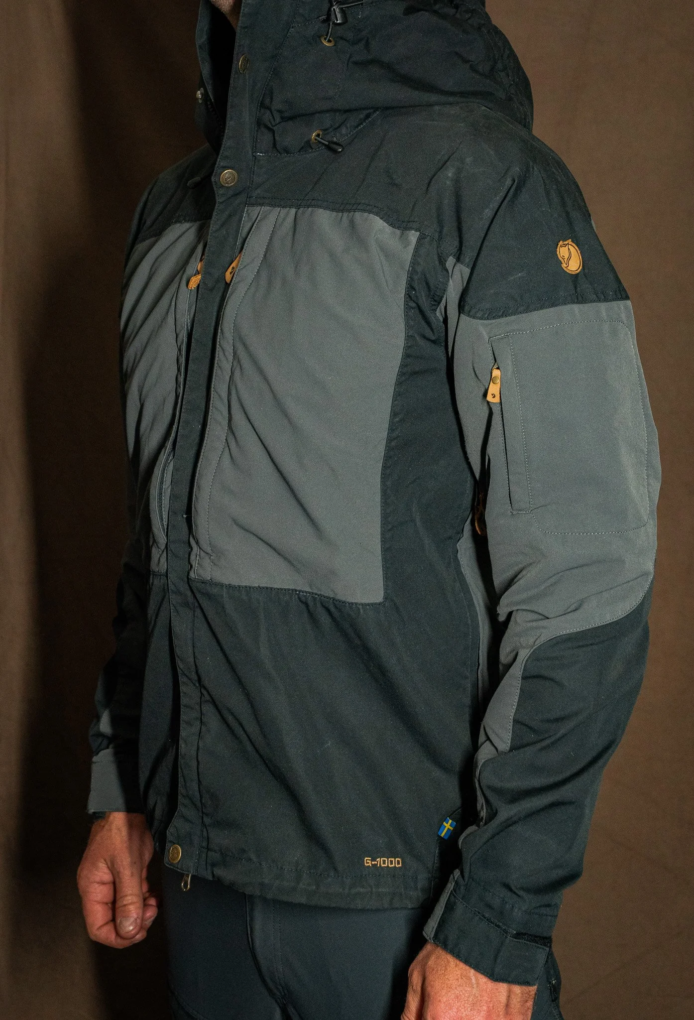 Fjällräven Keb Jacket Mens Medium Grey / Black UK