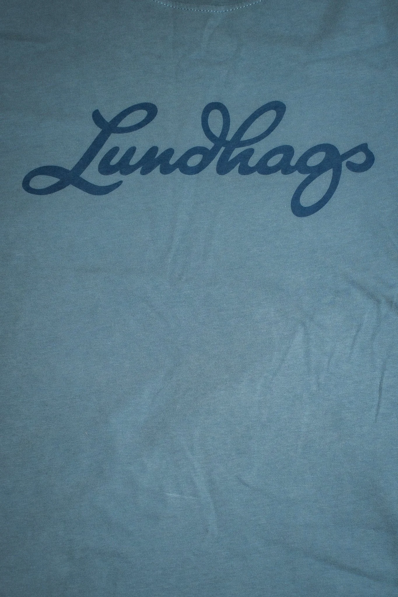 Lundhags Logo T-Shirt Mens XL Light Blue