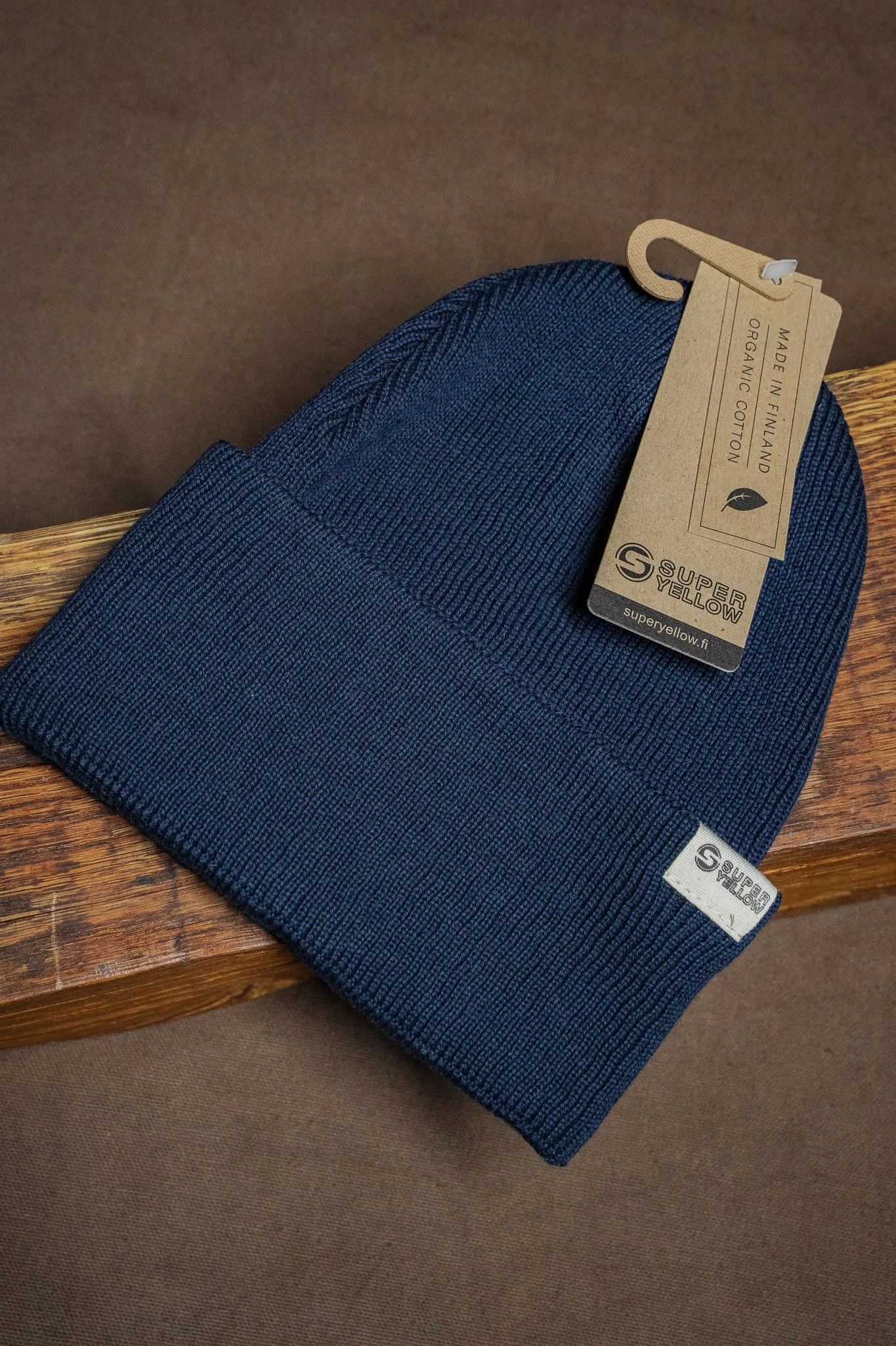 Superyellow Coast Beanie Navy