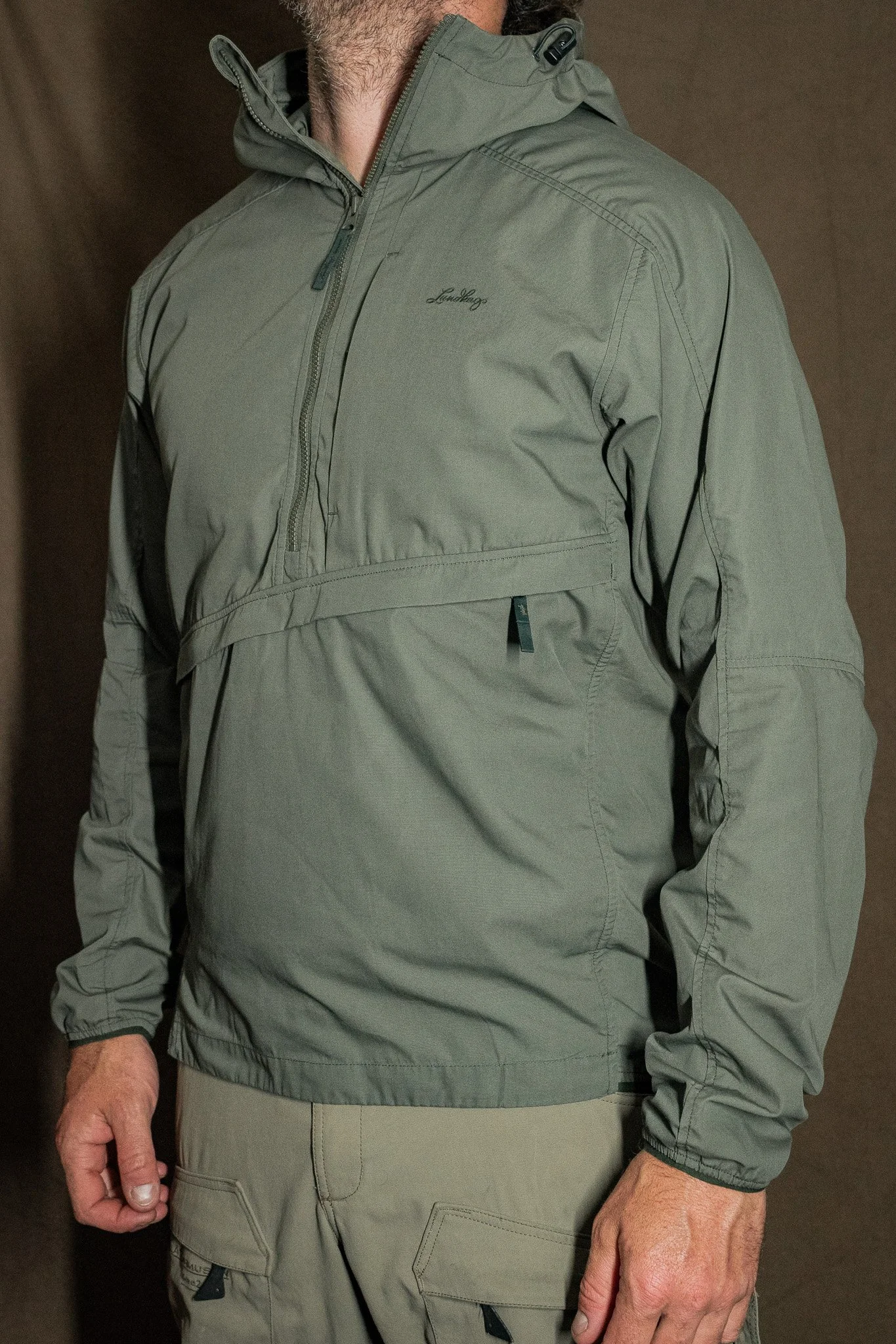 Lundhags Gliis II Anorak Mens Medium Forest Green