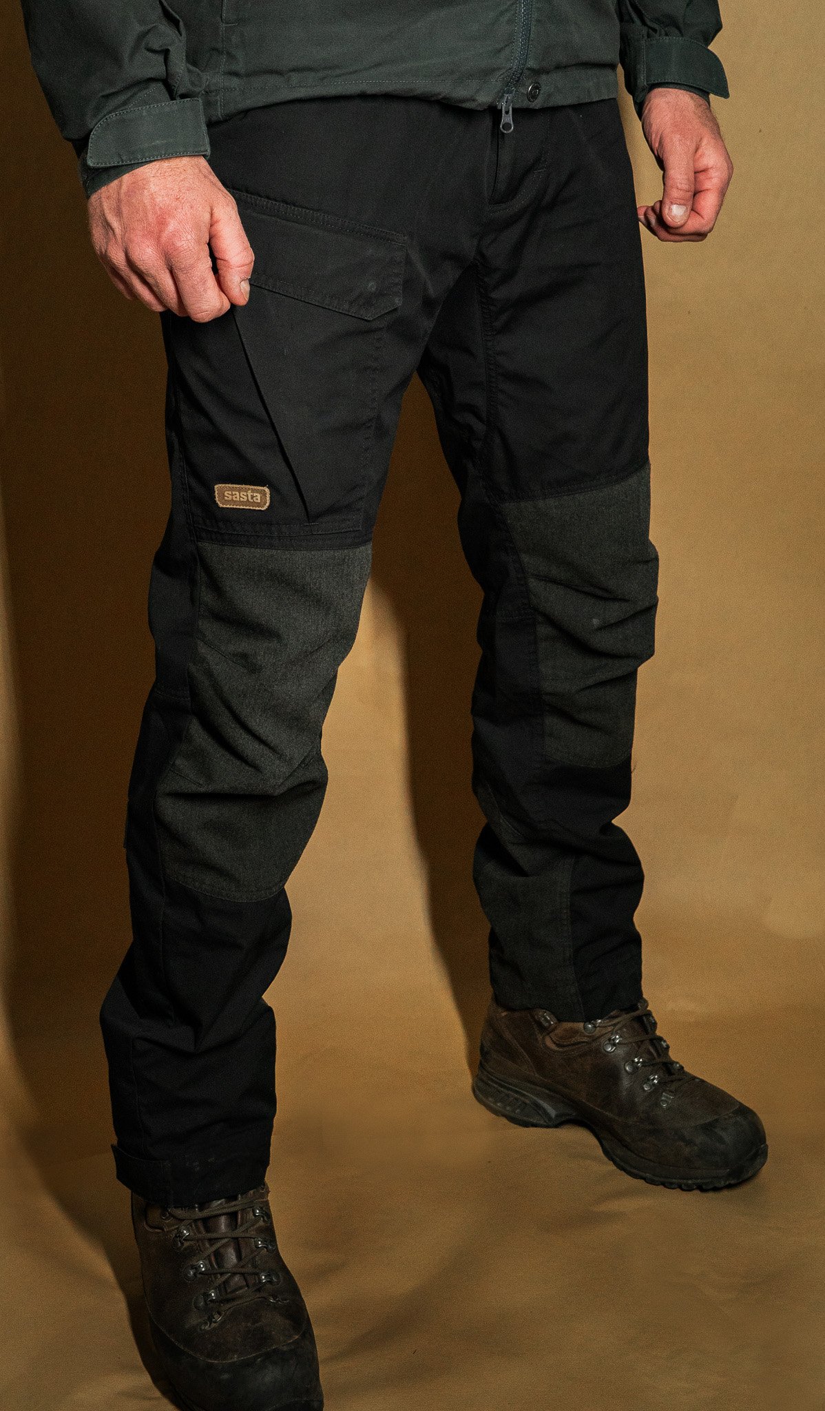 Sasta Jero Trousers Mens UK36 EU52 Black