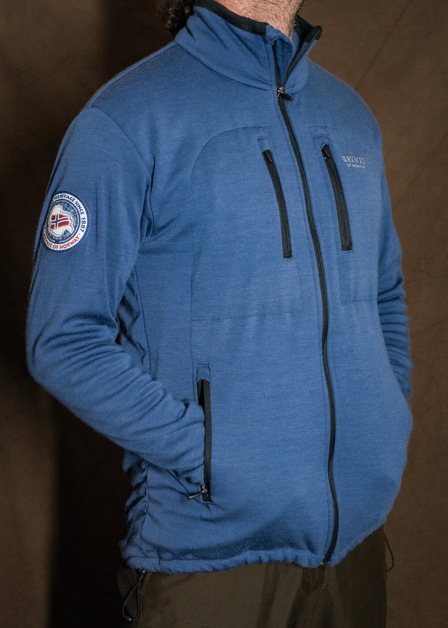 Brynje Antarctic Jacket Mens Large Blue