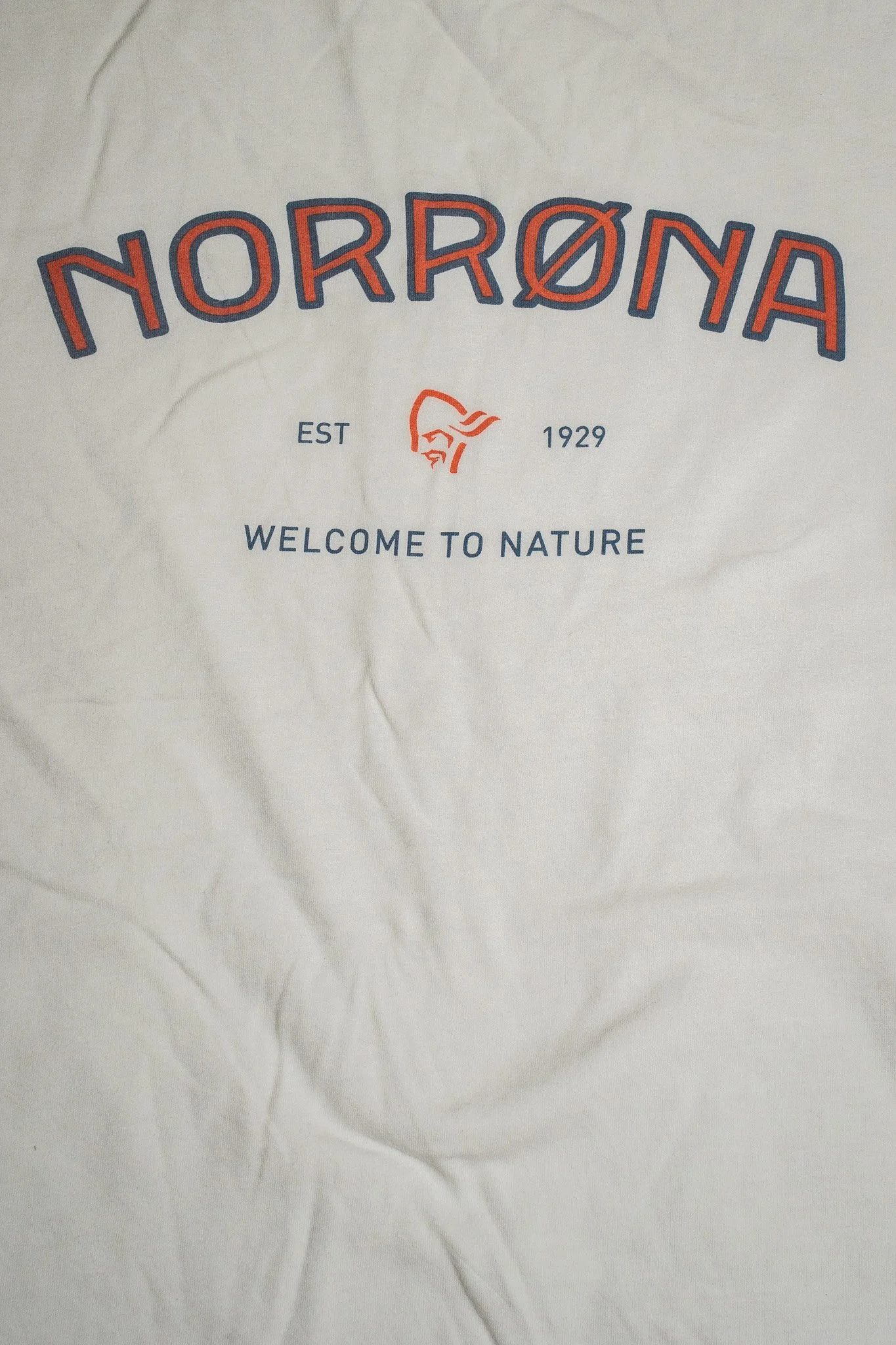 Norrøna /29 Cotton Arch Logo T-Shirt Mens Large Pure White