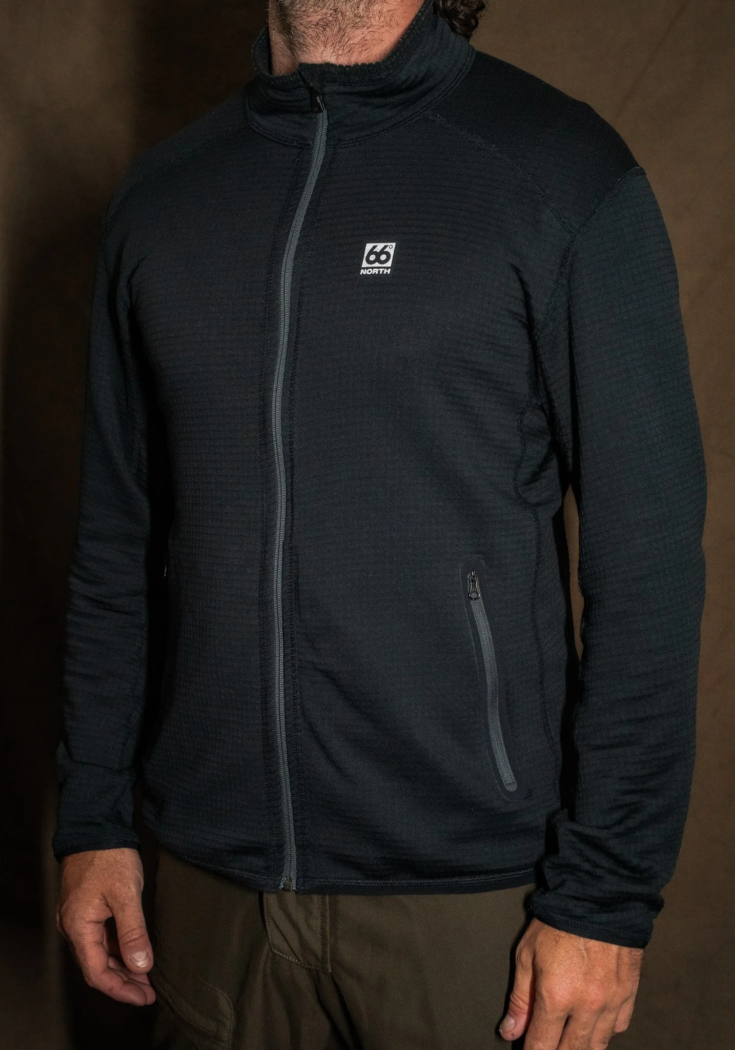 66°North Men's Straumnes Sweater Mens XL Black