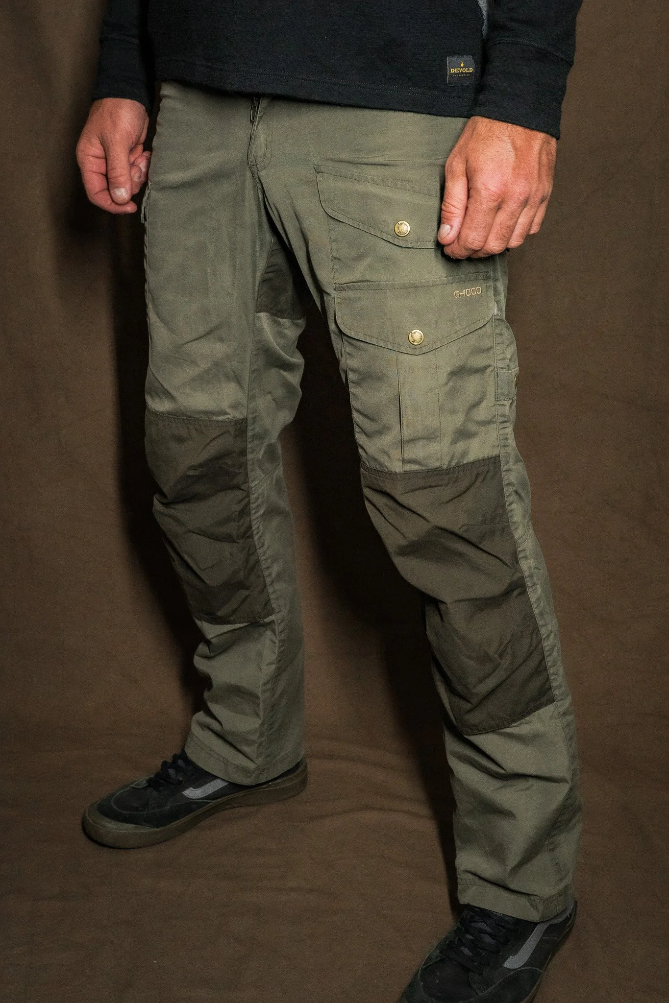 Fjällräven Barents Pro Trousers Mens UK 32” EU48 Tarmac (Unhemmed)