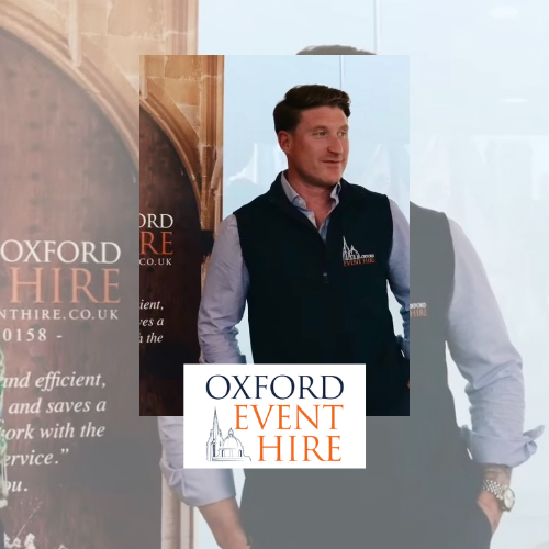 Aaron Posey, Joint Owner and Operations Director, Oxford Event Hire