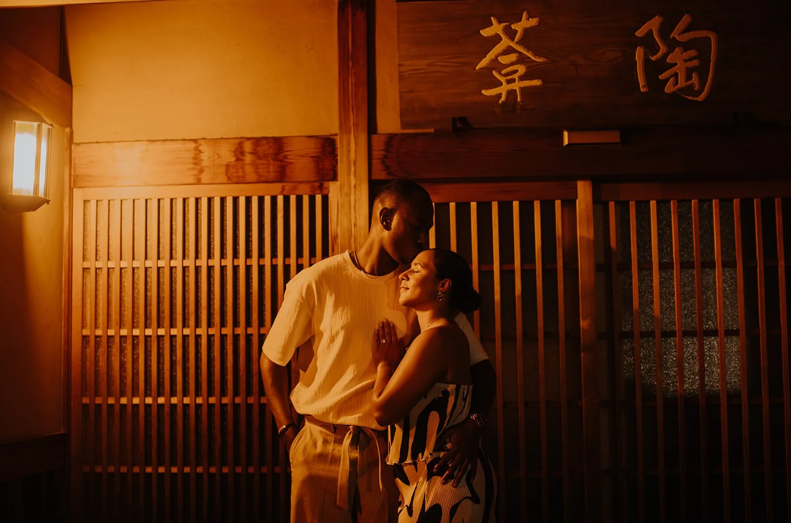 Summer Evening Surprise Proposal in Kyoto – Khari & Briana