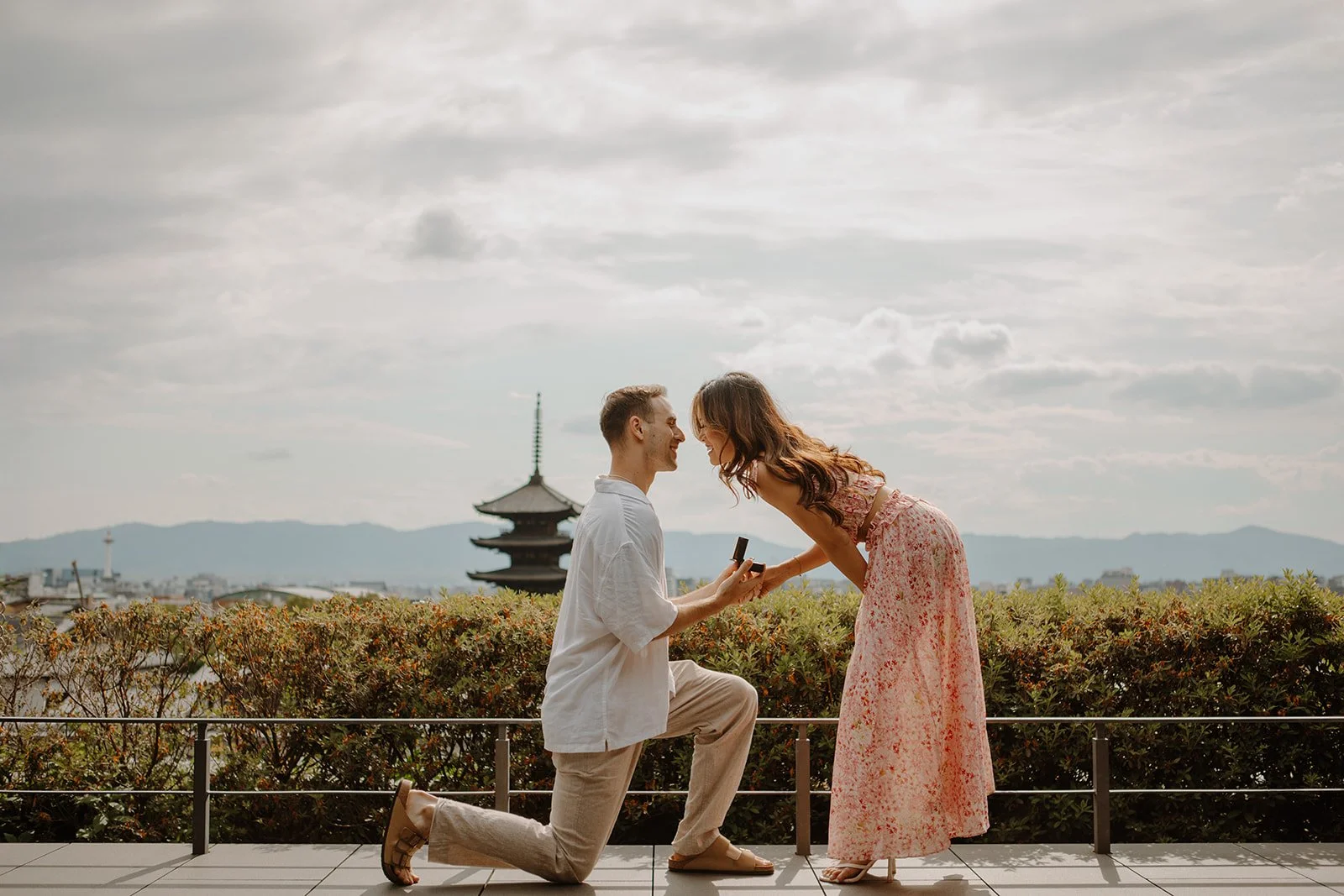 Rooftop Surprise Proposal at Park Hyatt Kyoto – Clara & Alex