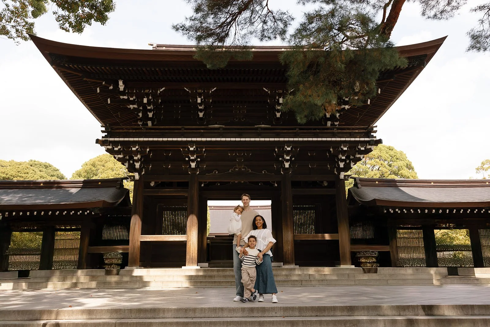 The Laymans' Family Session at Yoyogi Park and Meiji Shrine, Tokyo