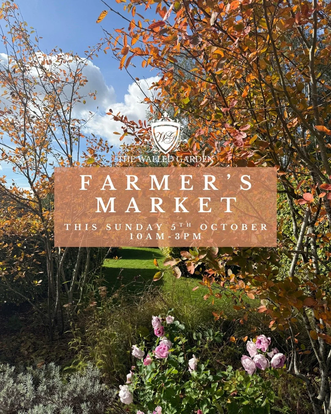 Our final Farmers Market of the year is just around the corner, hosted by @meraki_markets_and_events this Sunday, 5th October!🍁

Think vibrant changing colours and seasonal goodies from lovely local vendors. Come by, wrap up, and enjoy the garden in