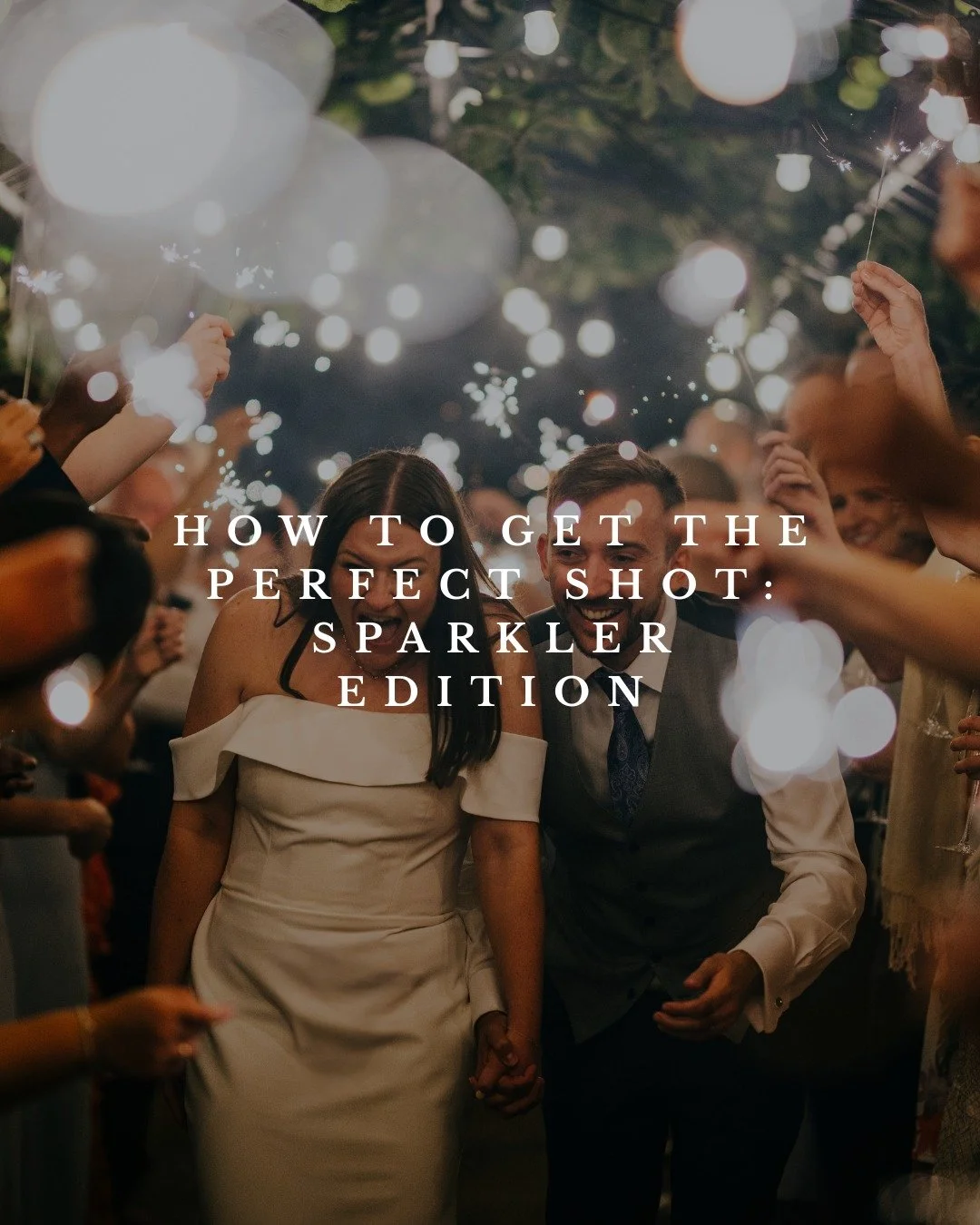 There's nothing quite like a magical sparkler send-off to end your wedding night!✨

With a little planning, they can make for the loveliest wedding photos. We've got a couple of tips to help you create the perfect shot that feels straight out of a fa