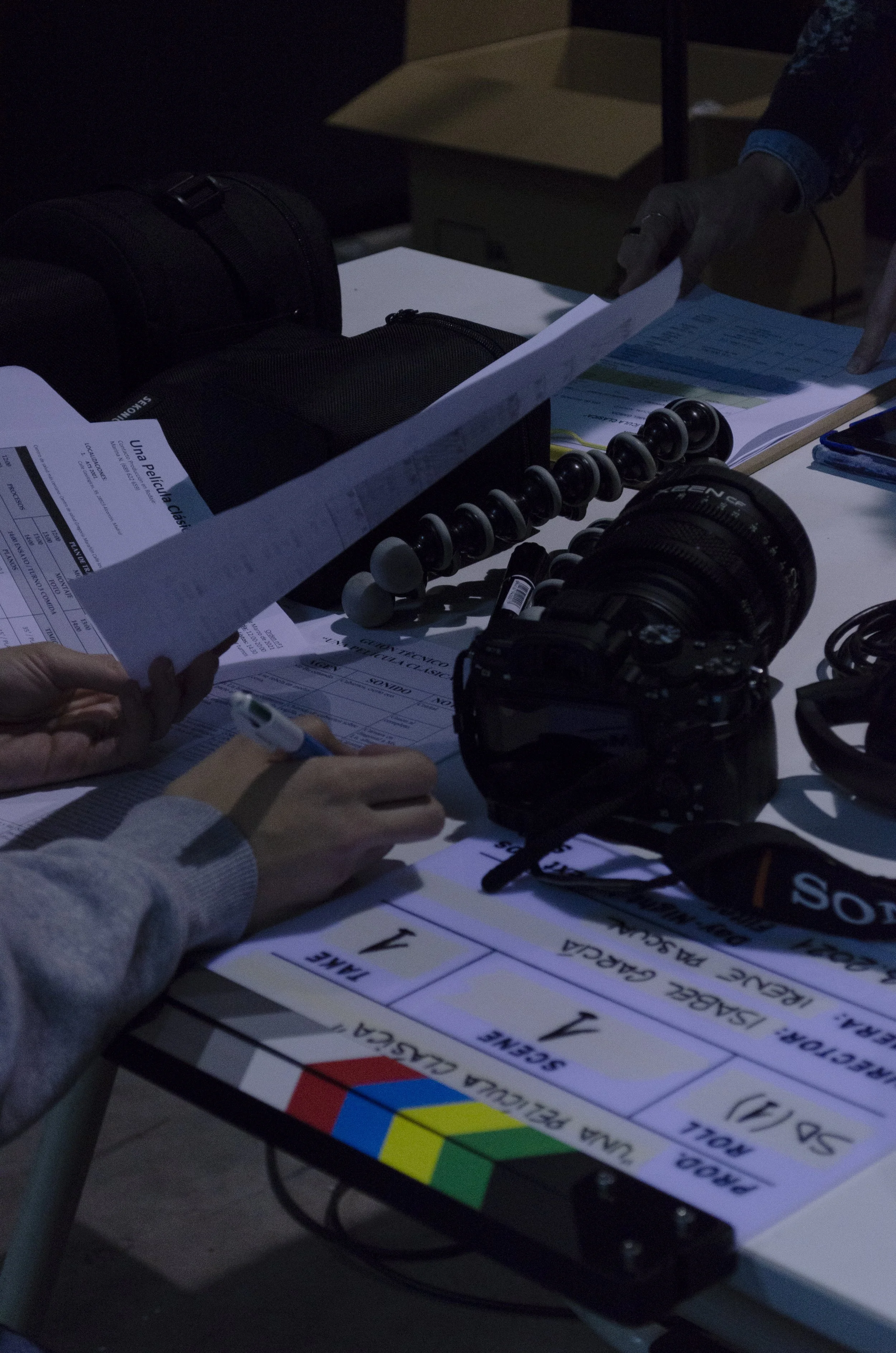 Behind the scenes photography