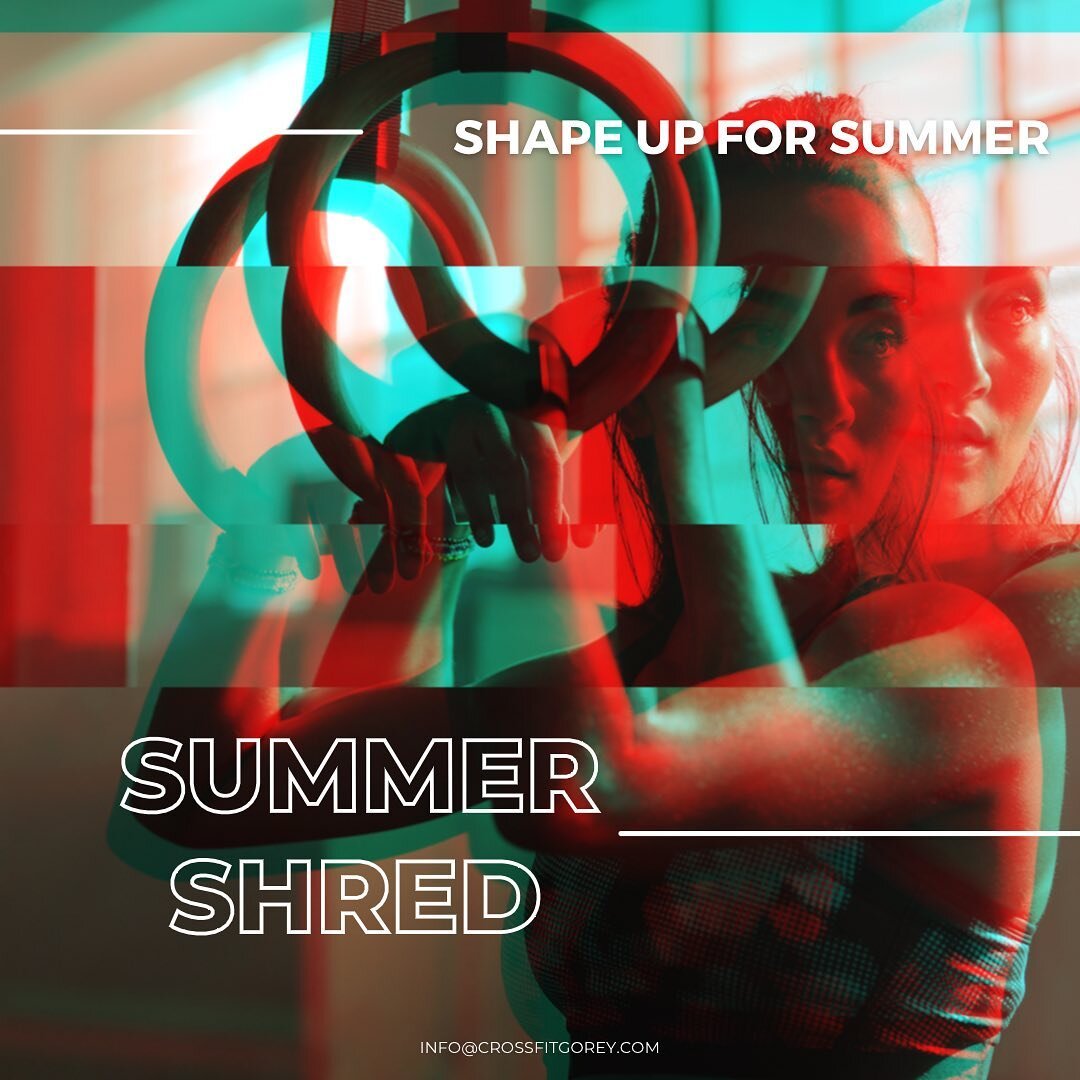 ⚡️Summer Shred⚡️

SHAPE UP FOR SUMMER☀️

6 week course starts 18th of April.

We'll blend the best in functional training and bodybuilding movements to help you build muscle, strength and get in shape for summer.

Every Tuesday &amp; Thursday at 8pm.