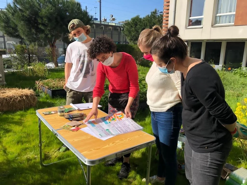 photo d'un atelier de permaculture