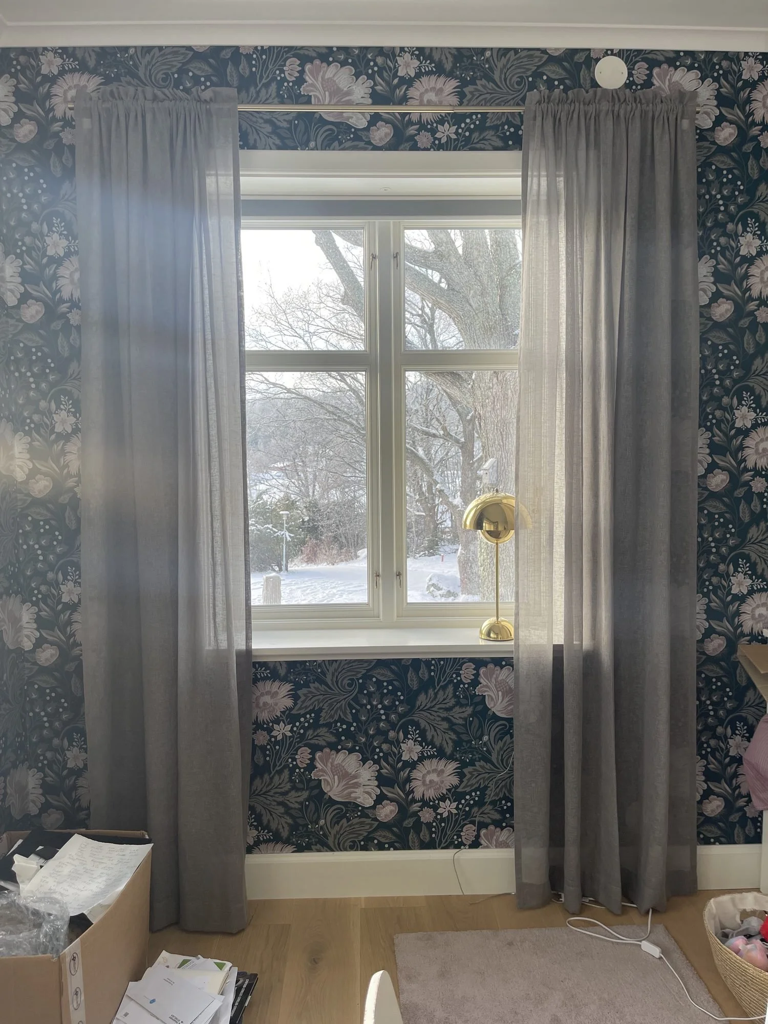 Gardiner i en villa i Henån, Orust