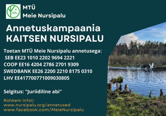 Annetuskampaania KAITSEN NURSIPALU