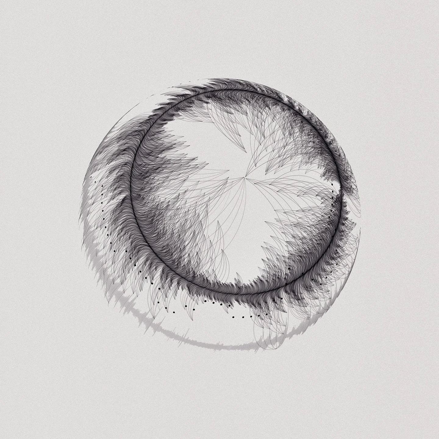 Haven&rsquo;t posted circles in a while ⚪️⚫️
All made from data or sound

Featuring works for @gucci @unitlondon @robertet_group @iaminvkr @sum_over_histories and more

#circles #data #sound #dataart #dataviz #tizianaalocci #friezelondon