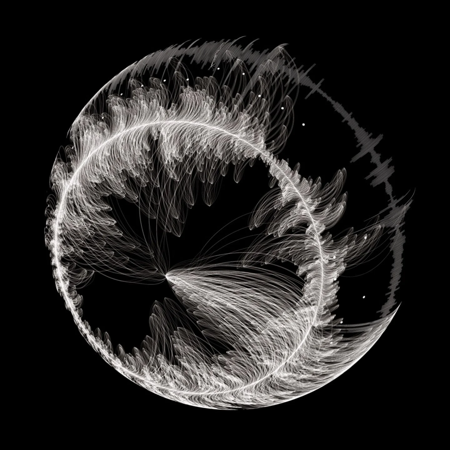 Emotional Geography, &lsquo;Holbox&rsquo;, field recording and biometric data. @unitlondon, 2024.

Sonic identity of ten cities visualised using soundscapes and biometric data (heartbeat and heart rate variability).

#data #dataviz #dataart #unitlond