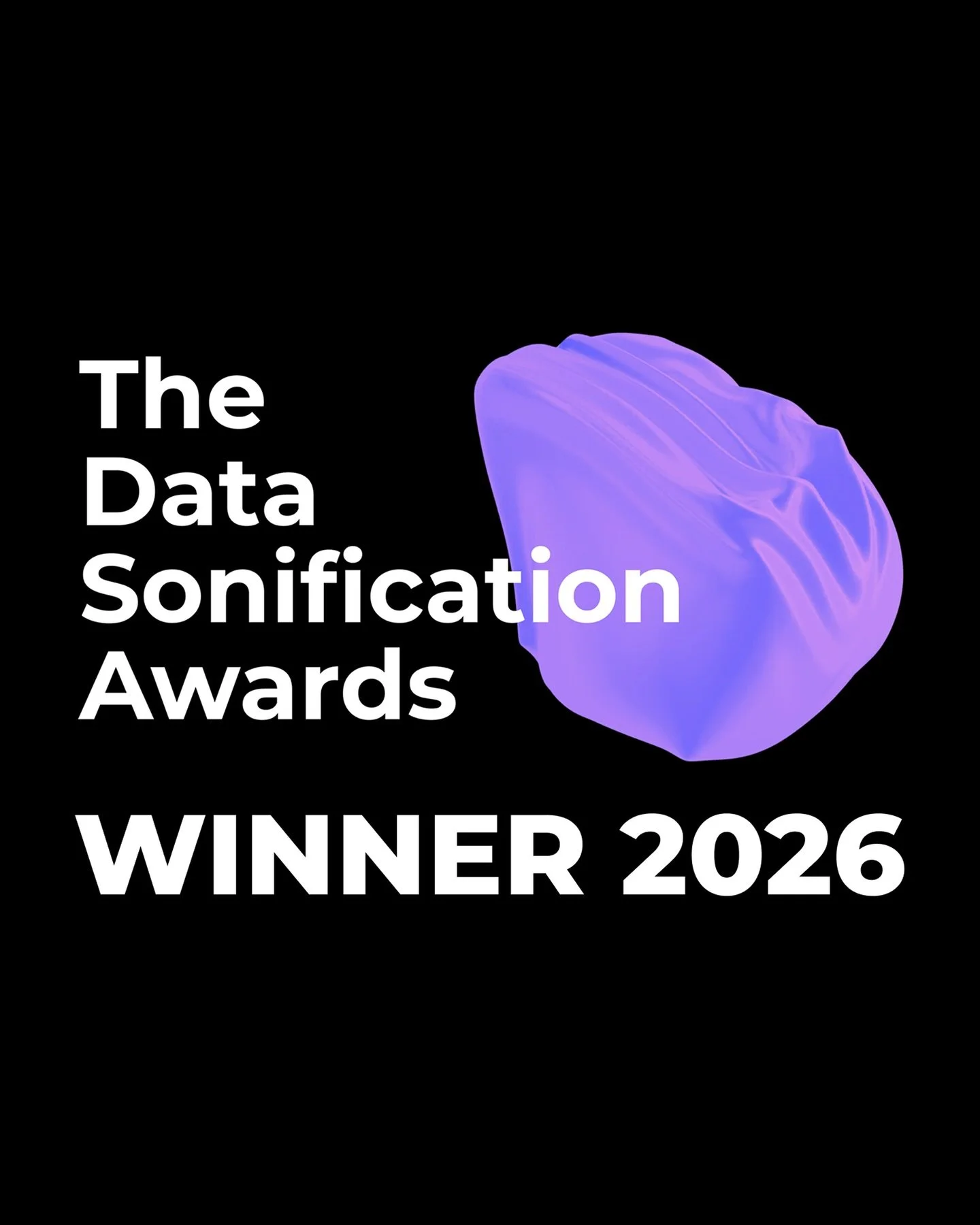 Incredibly happy to be among the winners of the 2026 Data Sonification Awards with my work DATASONICA. Since its launch in November 2025 at @unitlondon, DATASONICA as been exhibited at @bangkok_kunsthalle Thai ElectroAcoustic Music Society (@teams.mu